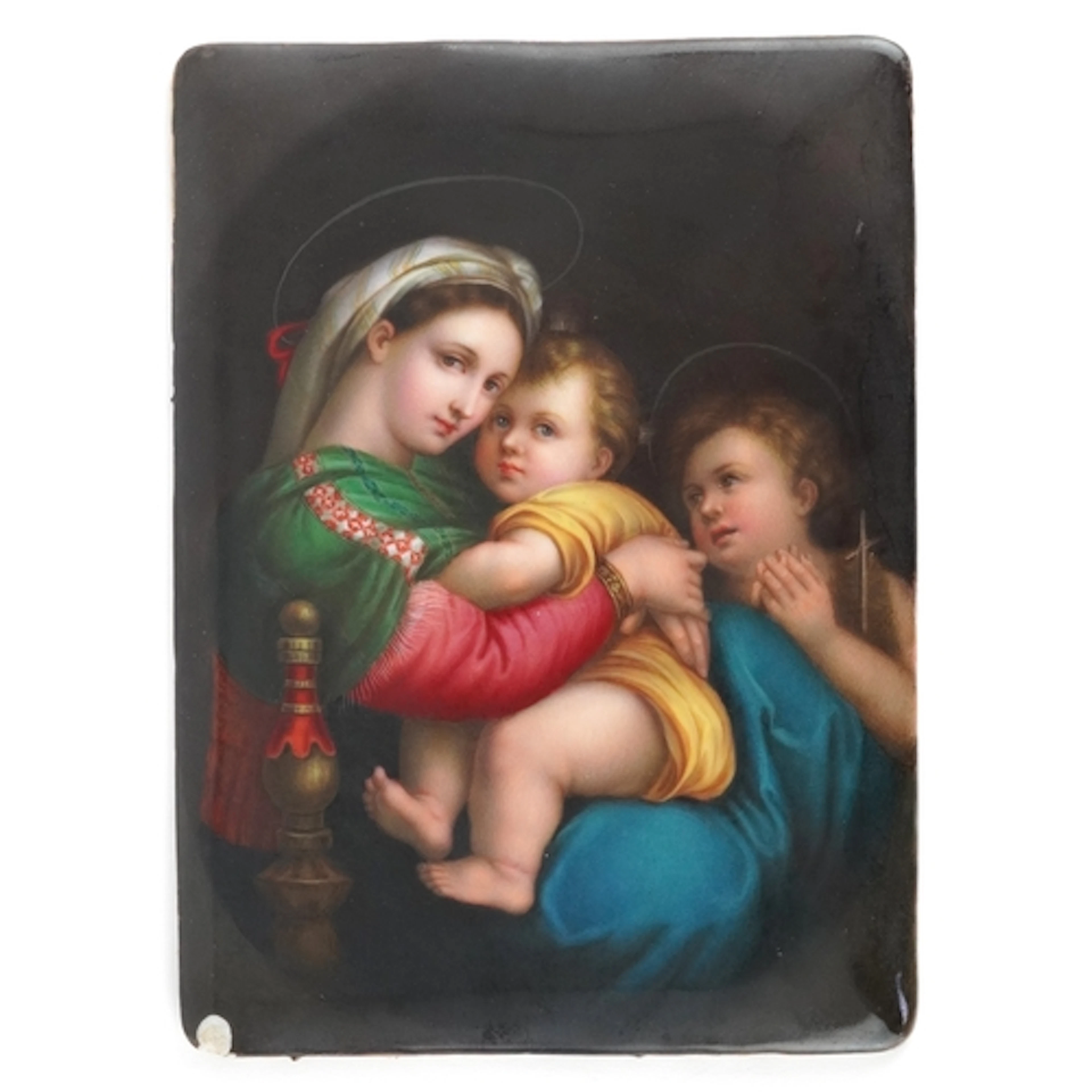 After Raffaello Sanzio, Madonna della Sedia, 19th century ha...