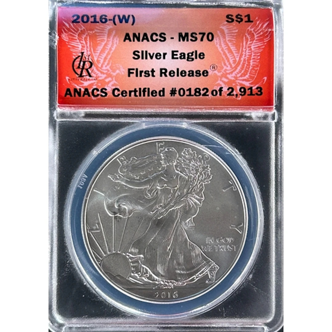2016 U.S.A. $1 Silver Eagle coin, First Release, 1oz .999 fi...
