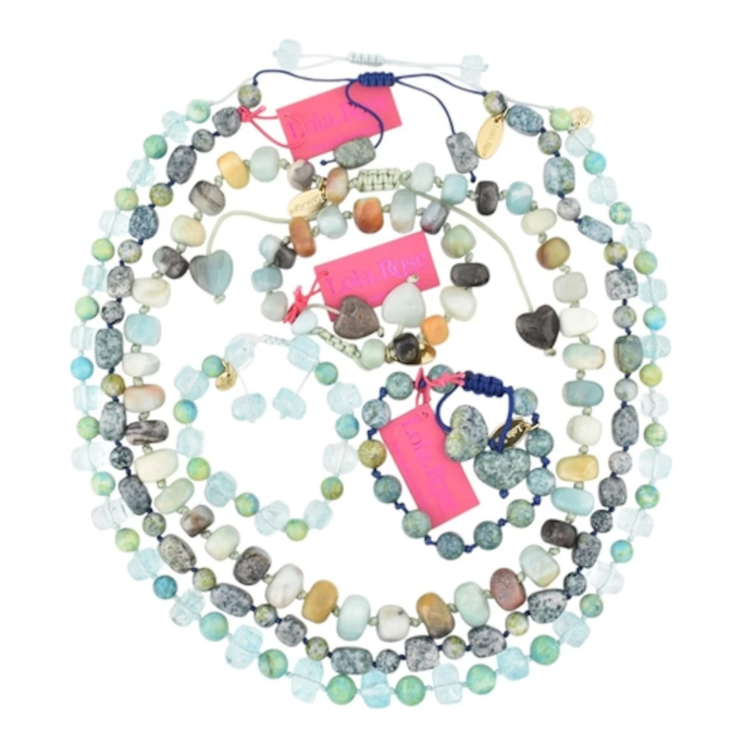 A selection of blue and green Lola Rose jewellery. To includ...