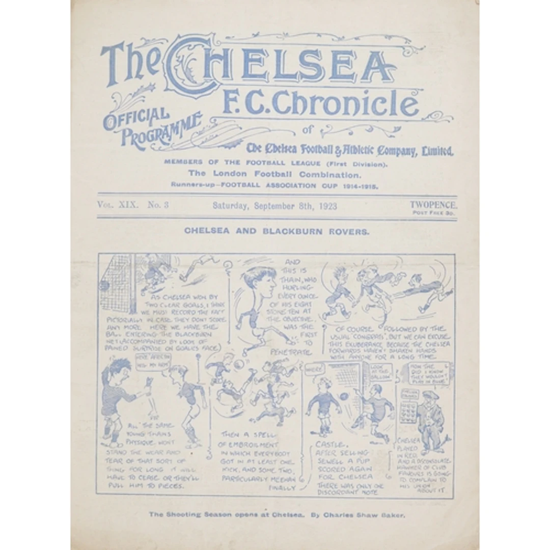 The Chelsea F.C. Chronicles official football programme - Ch...