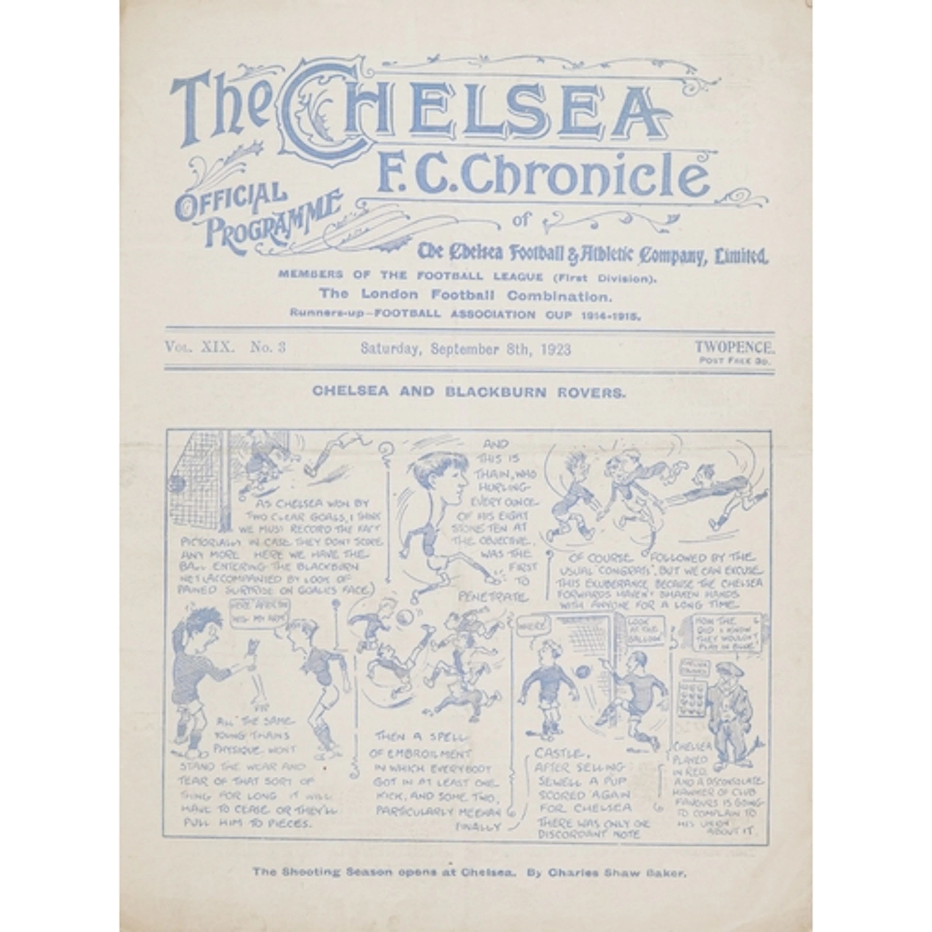 The Chelsea F.C. Chronicles official football programme - Ch...