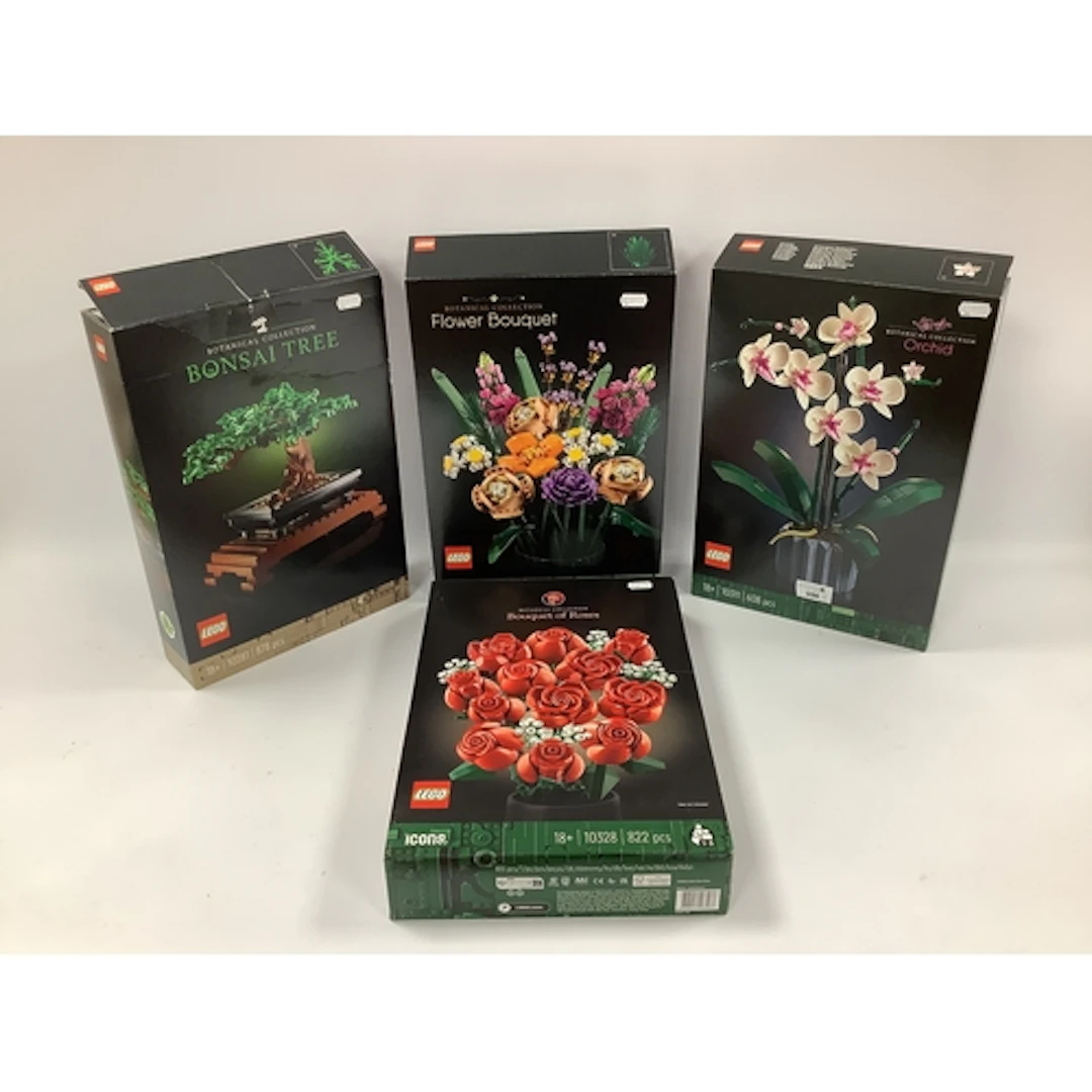 Four Lego 'Botantical Collection' Sets. Comprising of #10311...