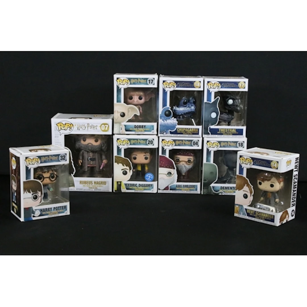 Nine boxed Harry Potter / Fantastic Beasts Funko Pops to inc...