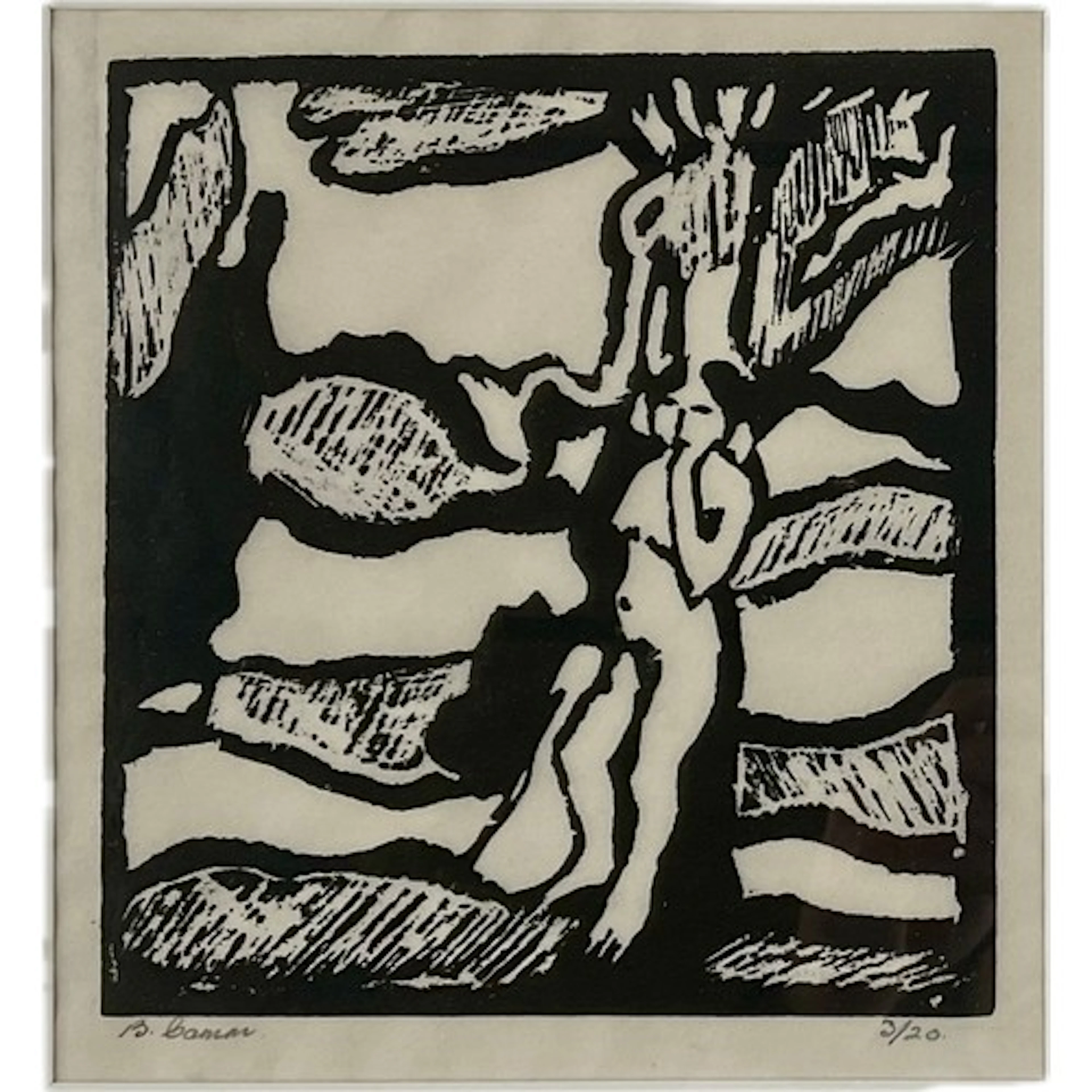 B Camm? (Expressionist School, 20th century), Abstract Figur...