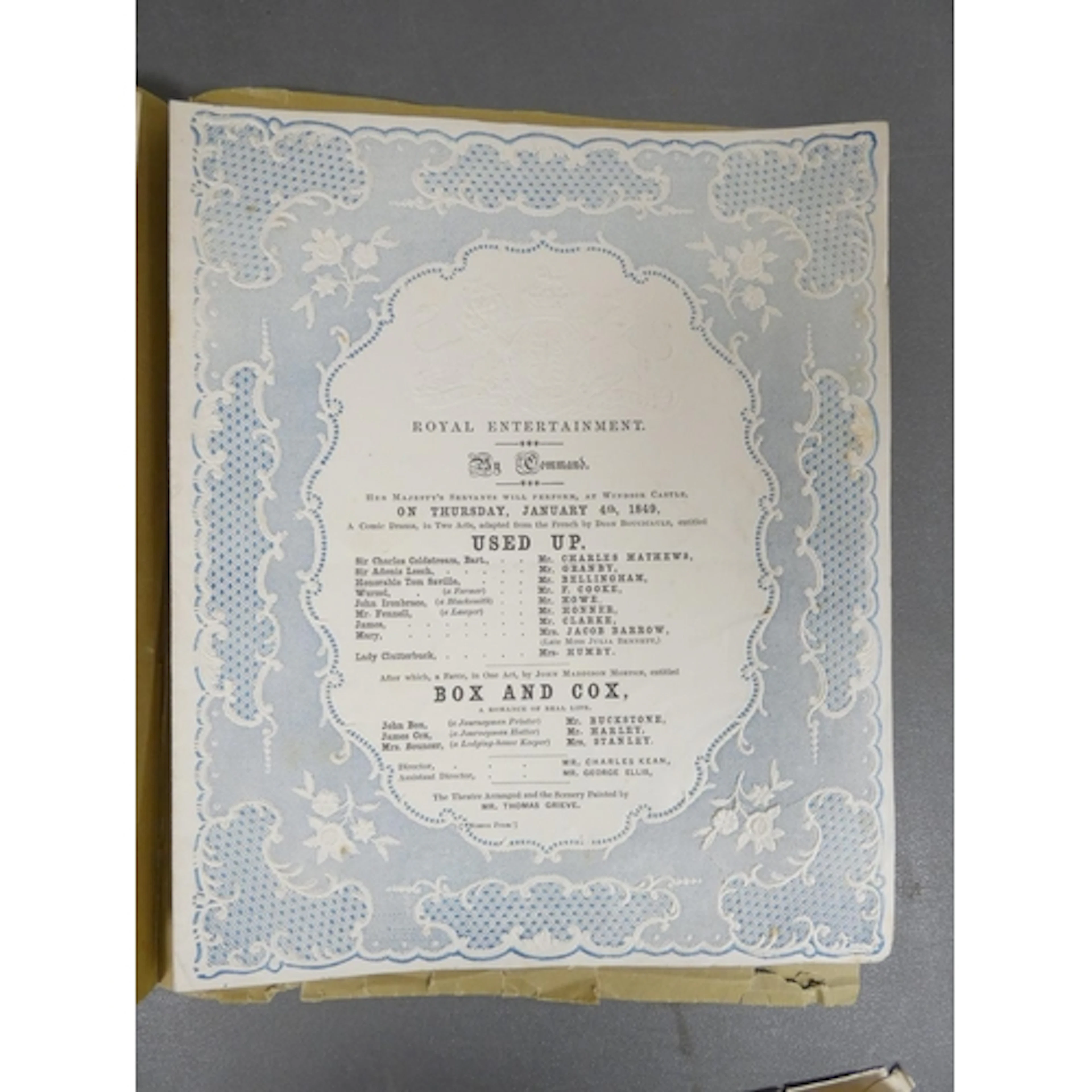 Windsor - Royal Entertainment. Her Majesty's servants will ...