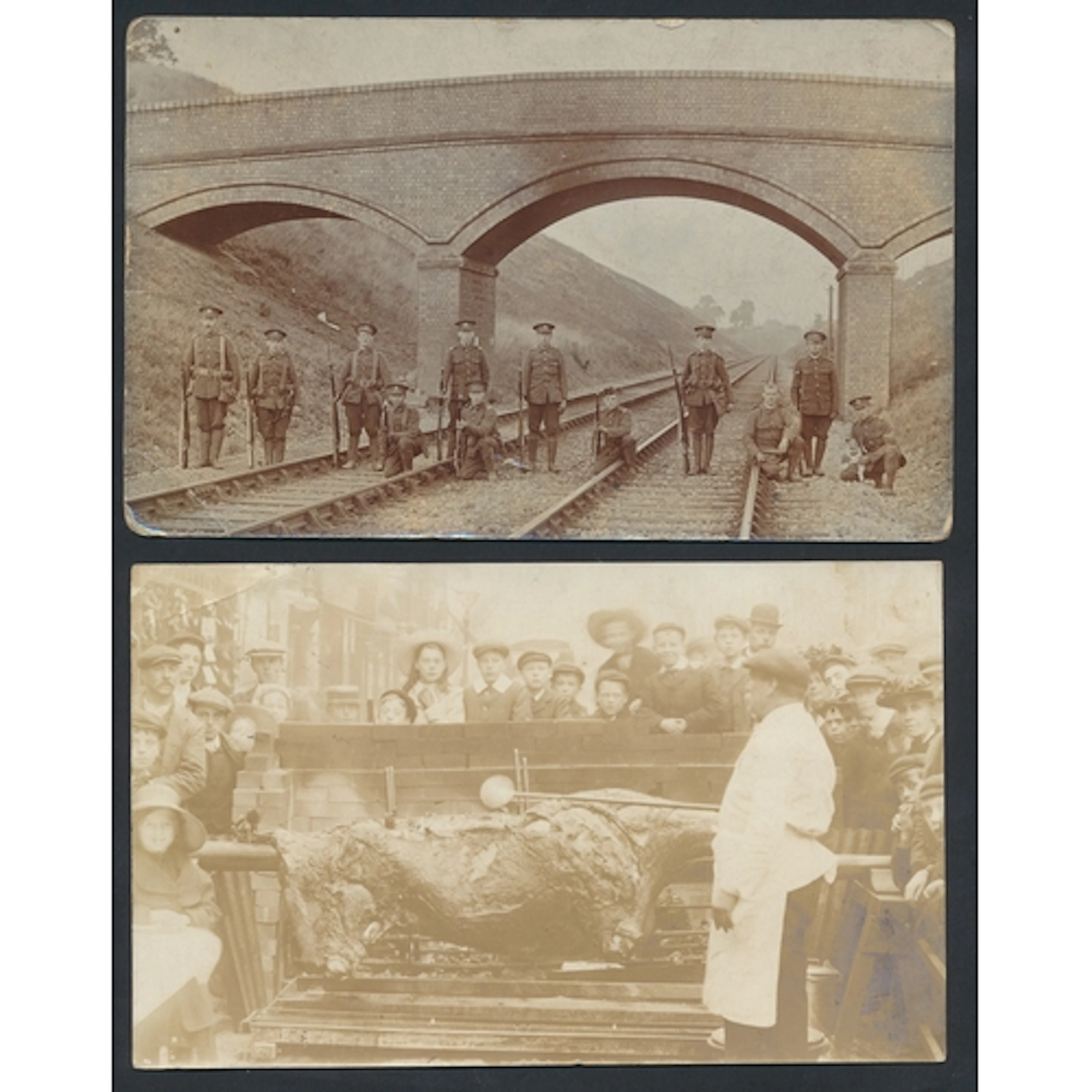 Social History. Coln. in modern album with good range of art...