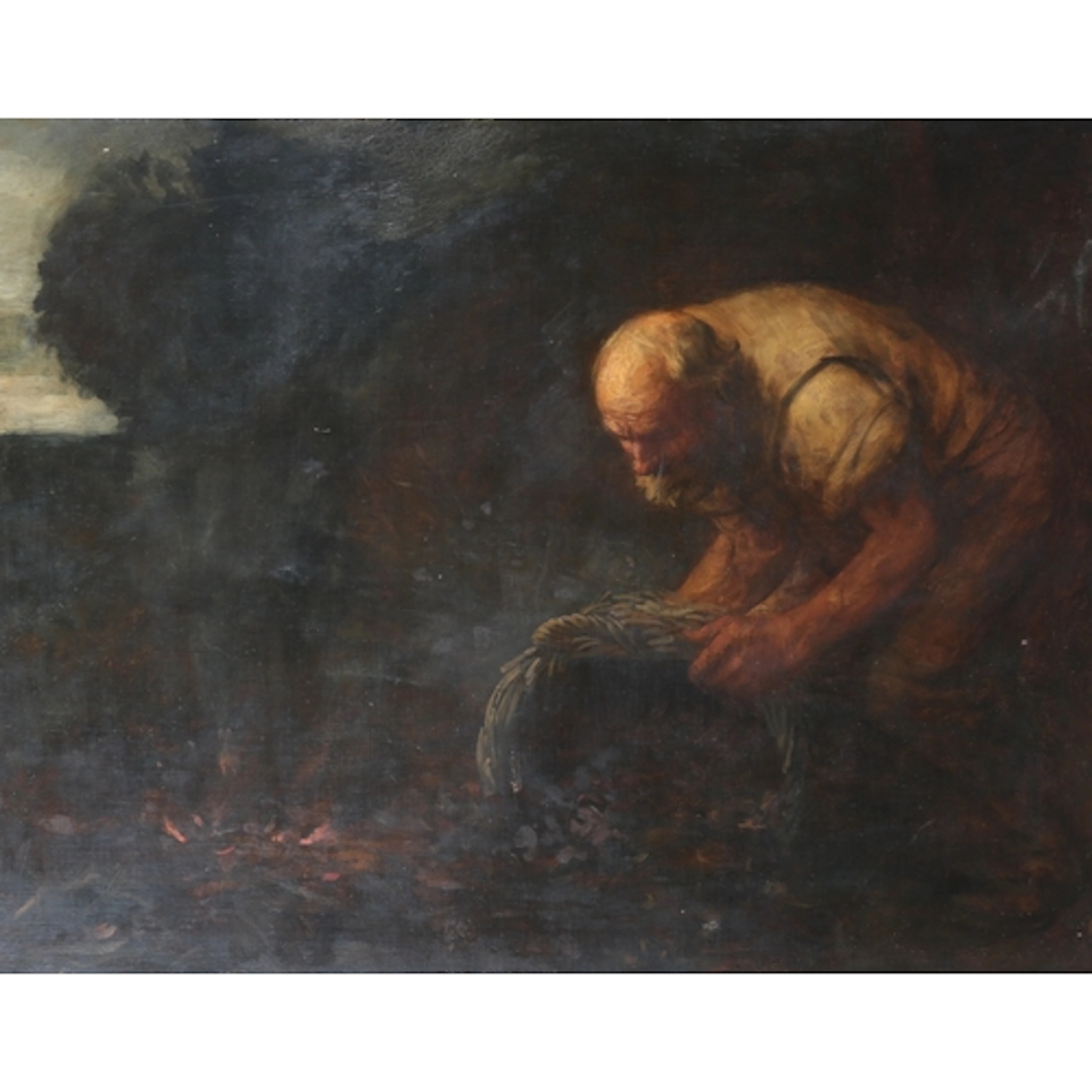 Alphonse Legros (French, 1837-1911) 'The Weedburner' 1881, ...
