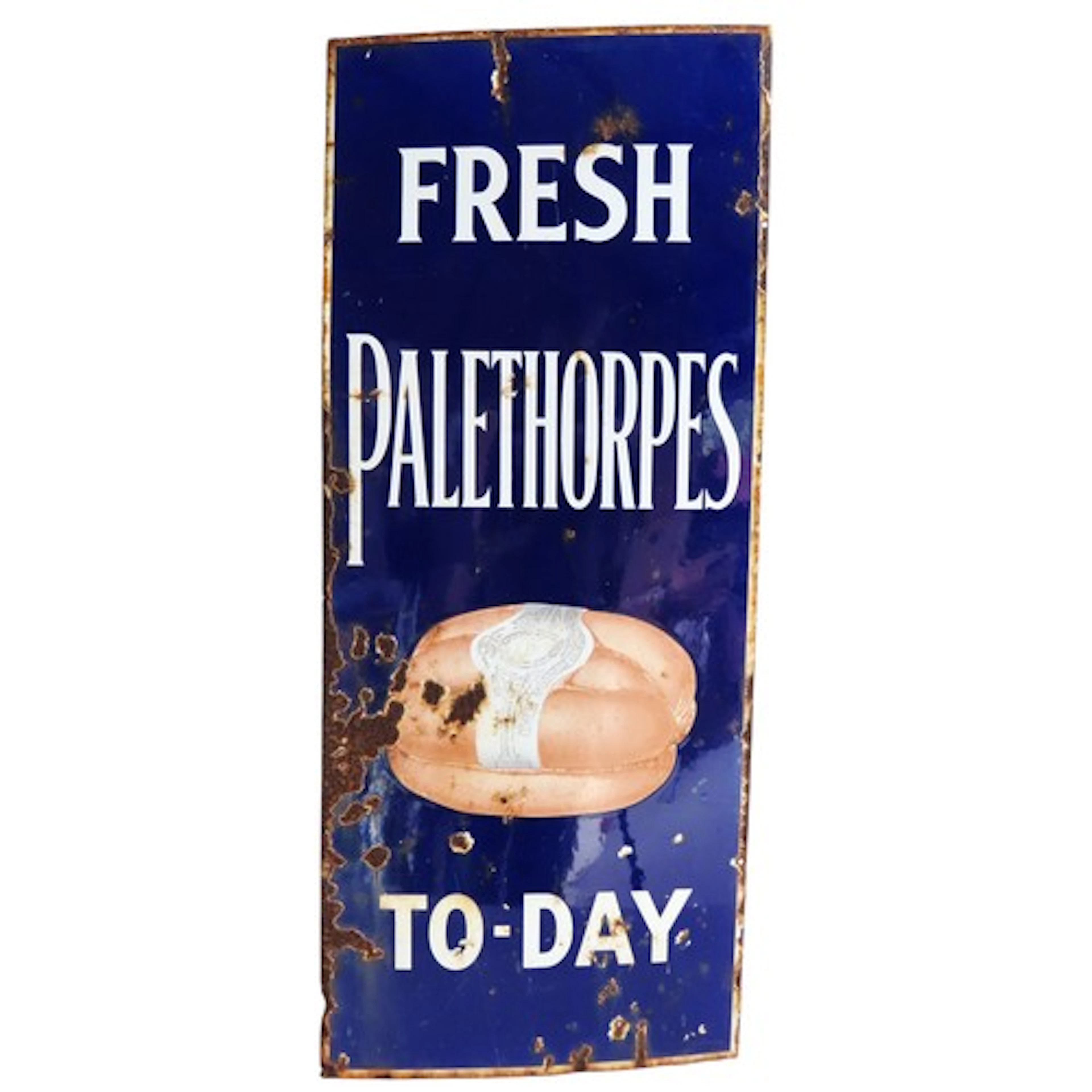 A PALETHORPES' ENAMELED ADVERTISING SIGN EARLY 20TH CENTURY ...