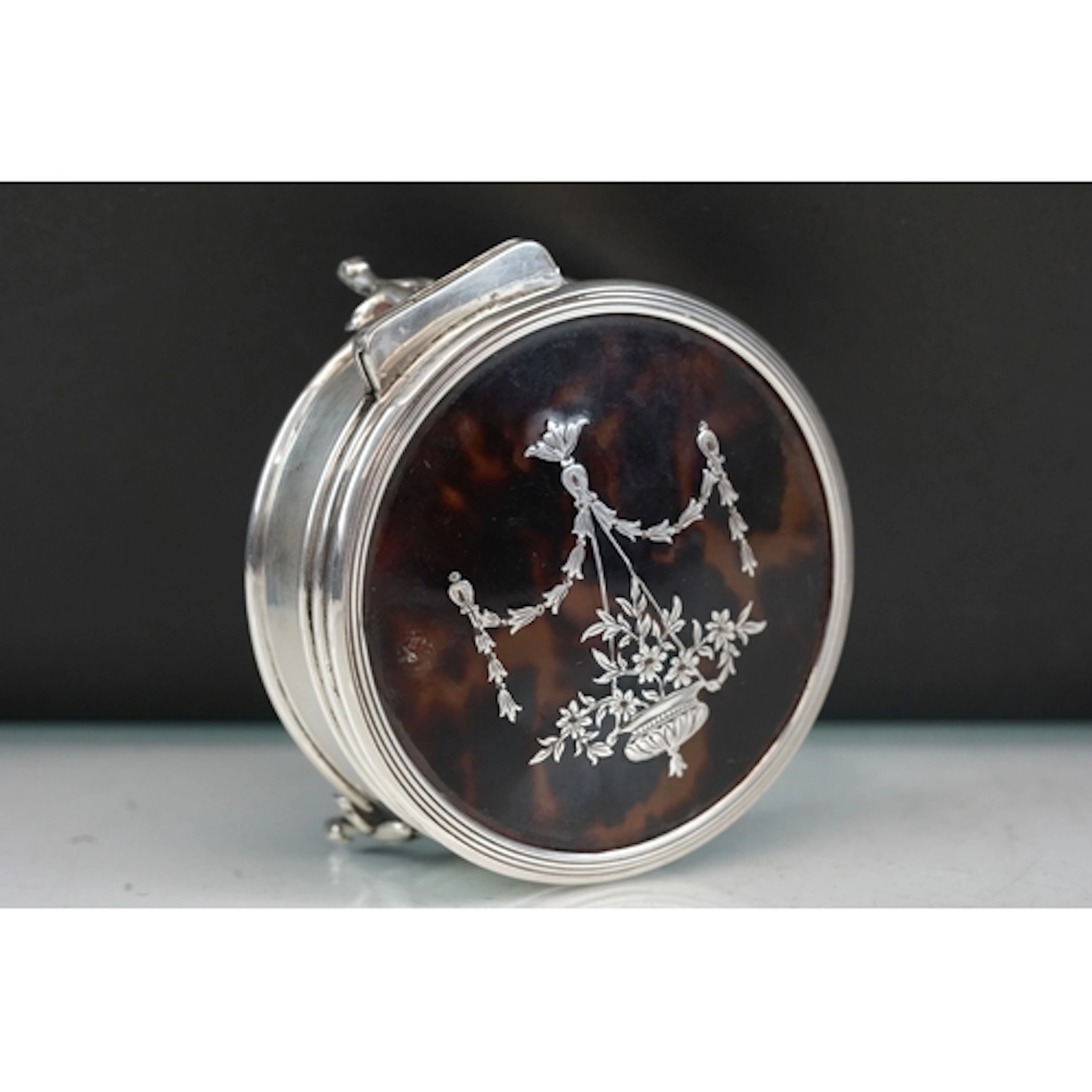 Early 20th century Mappin & Webb silver and tortoiseshell ci...