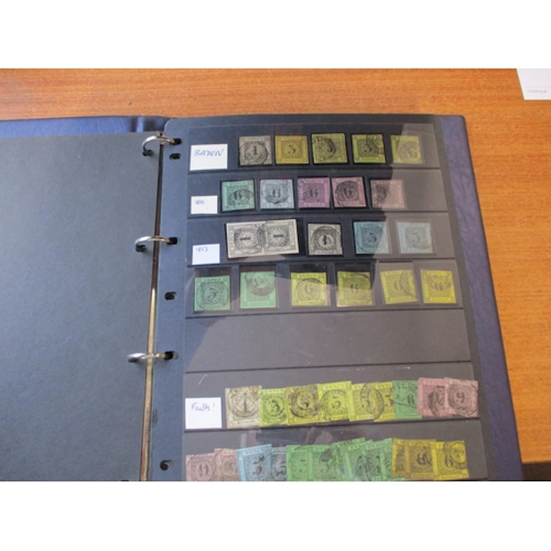 German States. U, coln in 1 ring binder some cancels may not...
