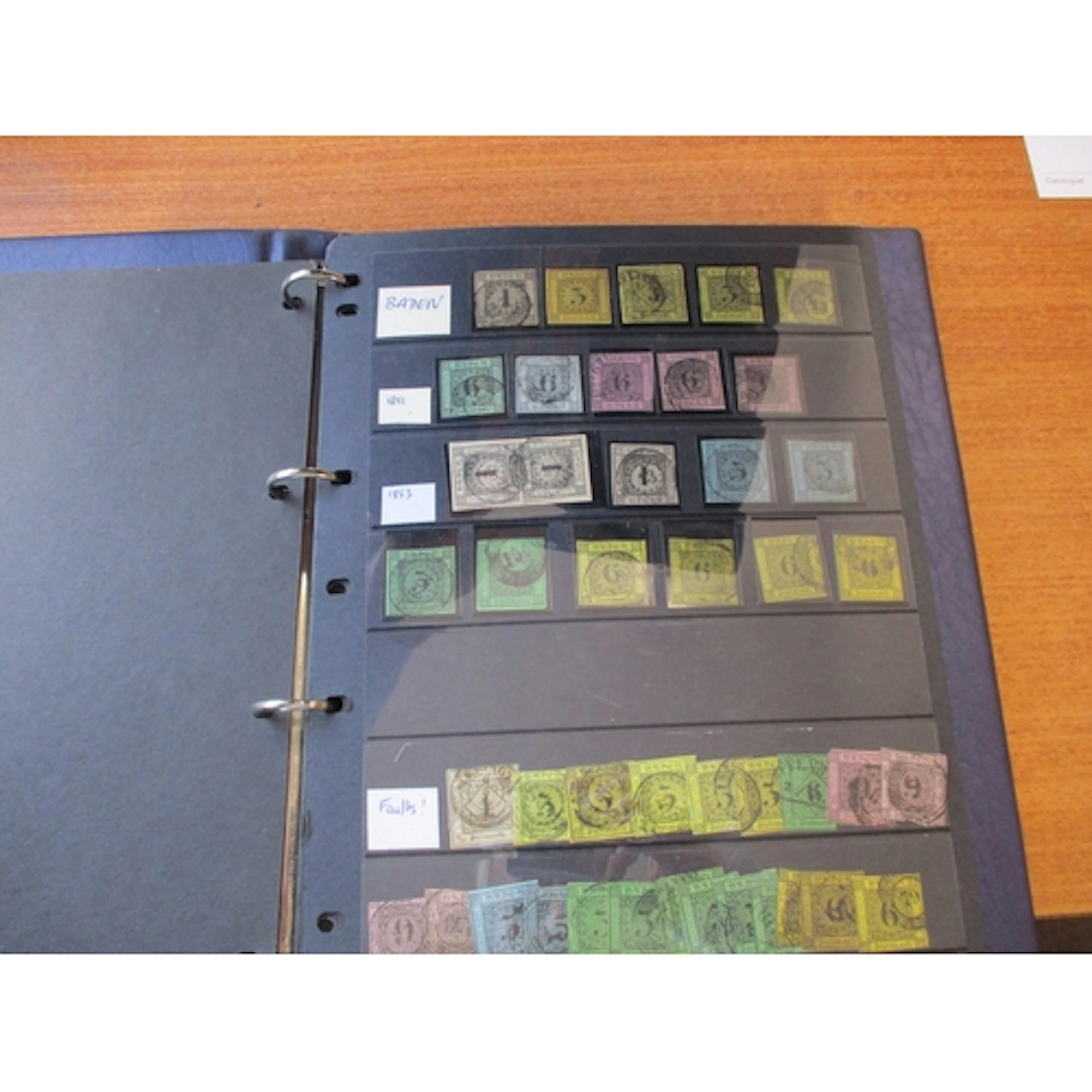 German States. U, coln in 1 ring binder some cancels may not...