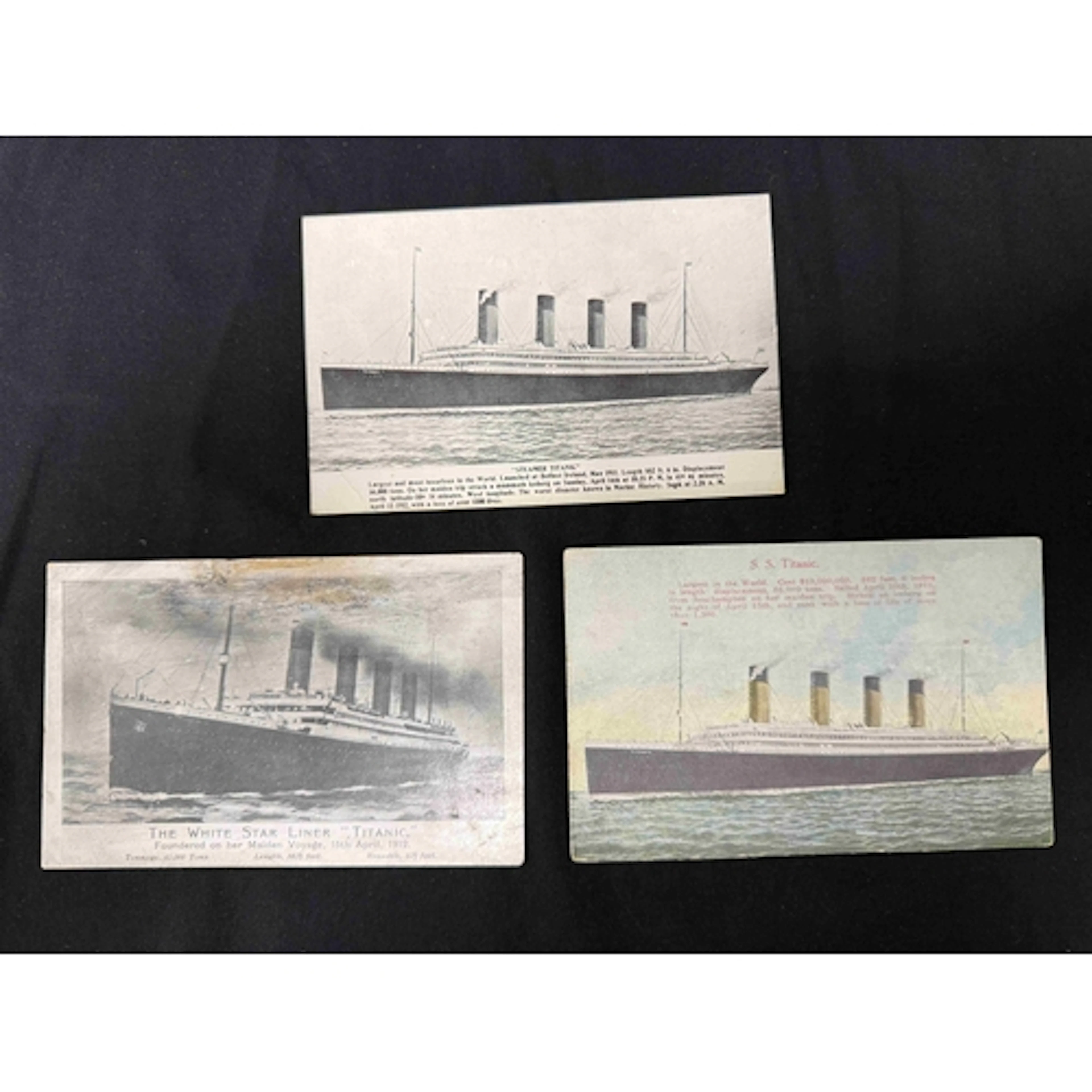 R.M.S. Titanic: R.M.S. Titanic: Original post-disaster card...