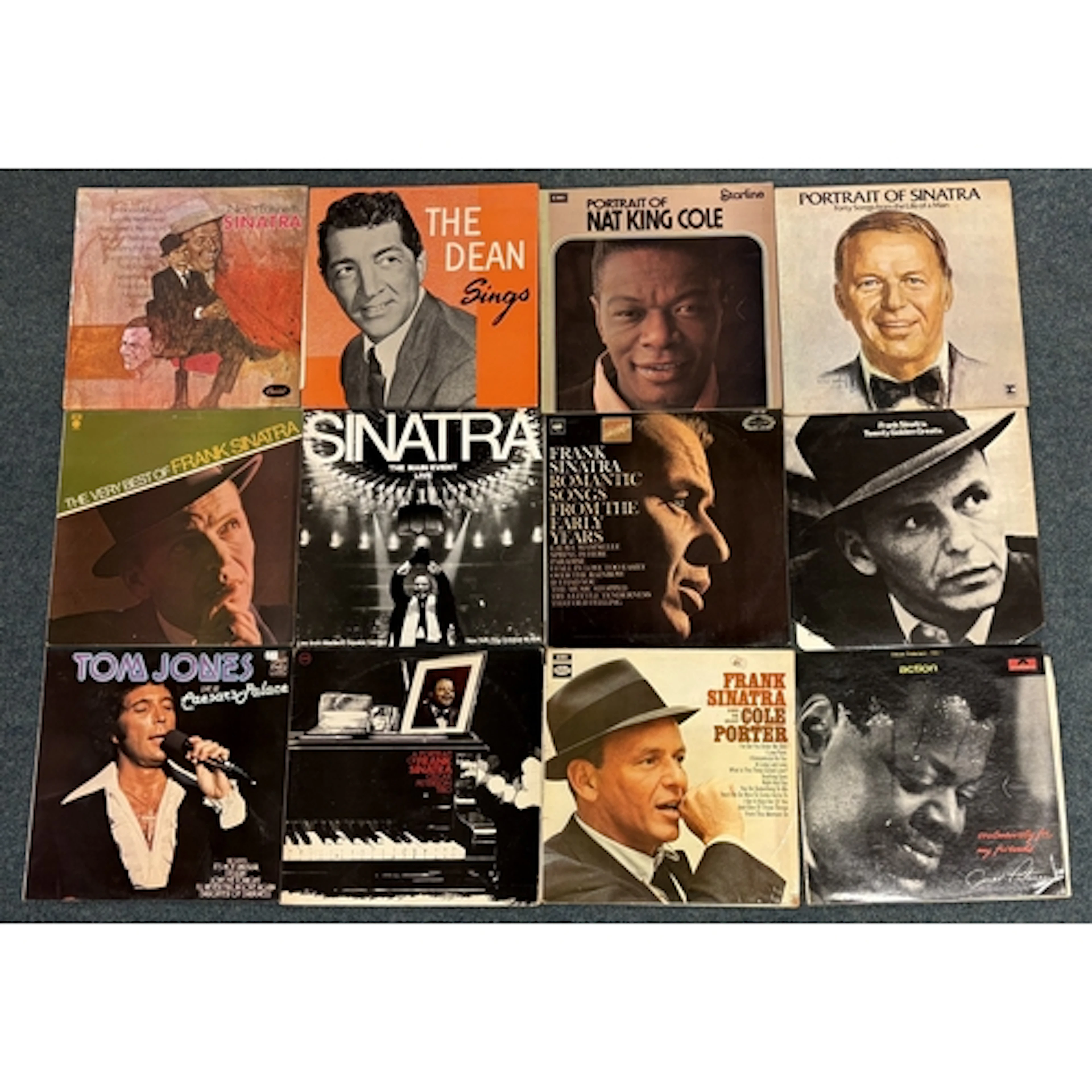 12 x LP vinyl records - To include music from the 'RatPack' ...
