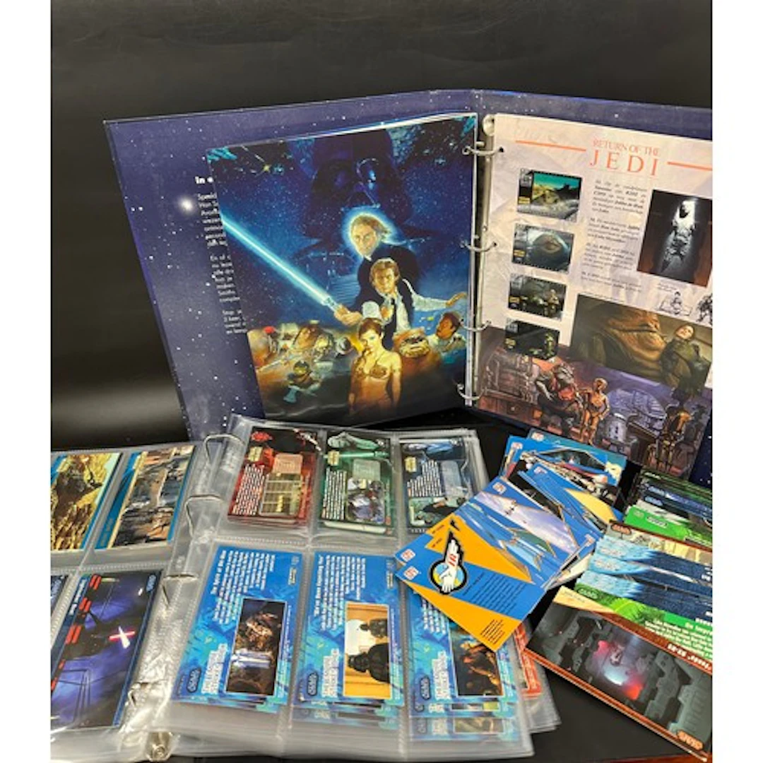 Thunderbirds Super Pro Set trading cards and Topps Star Wars...