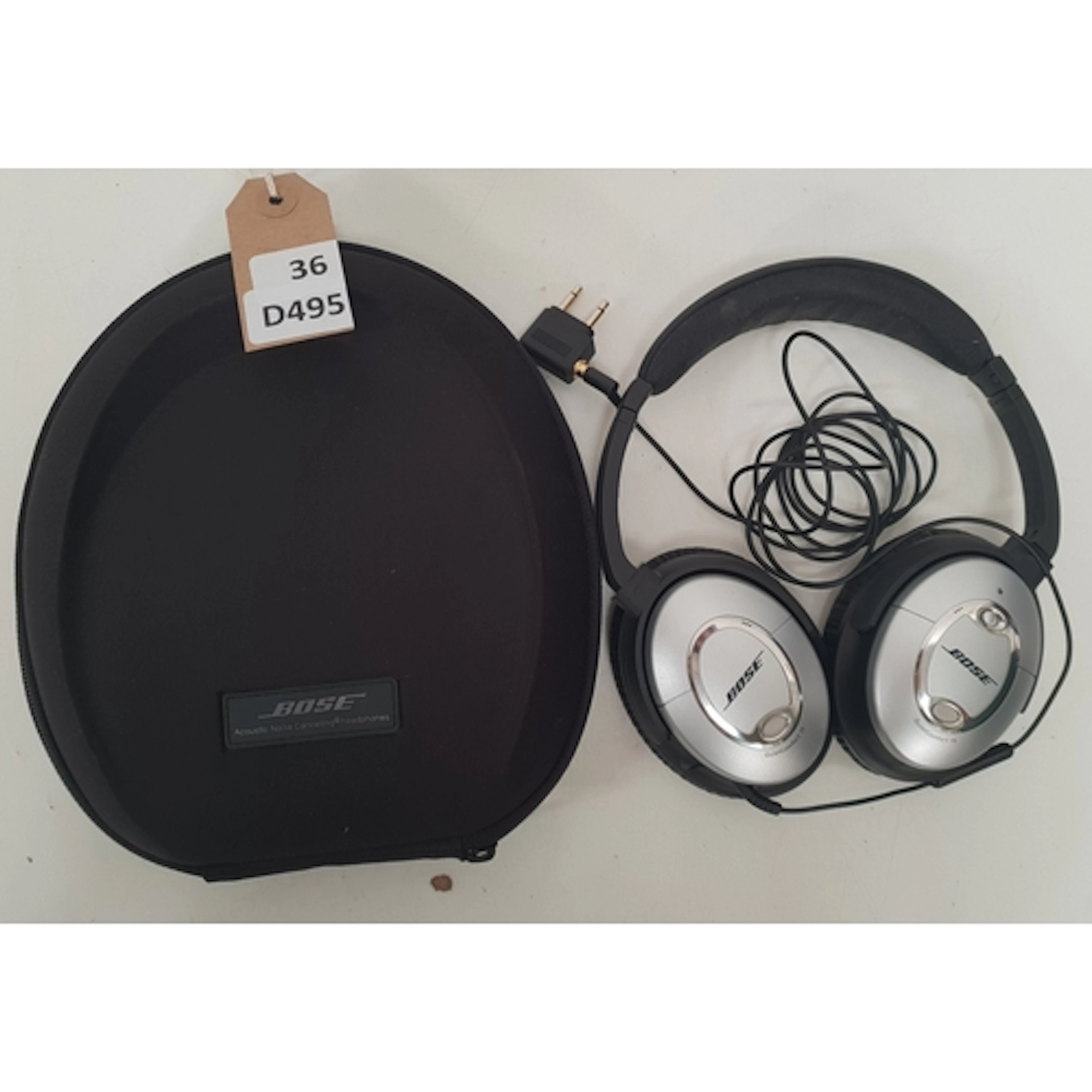 ONE PAIR OF BOSE QUIET COMFORT 15 ACOUSTIC NOISE CANCELLING ...