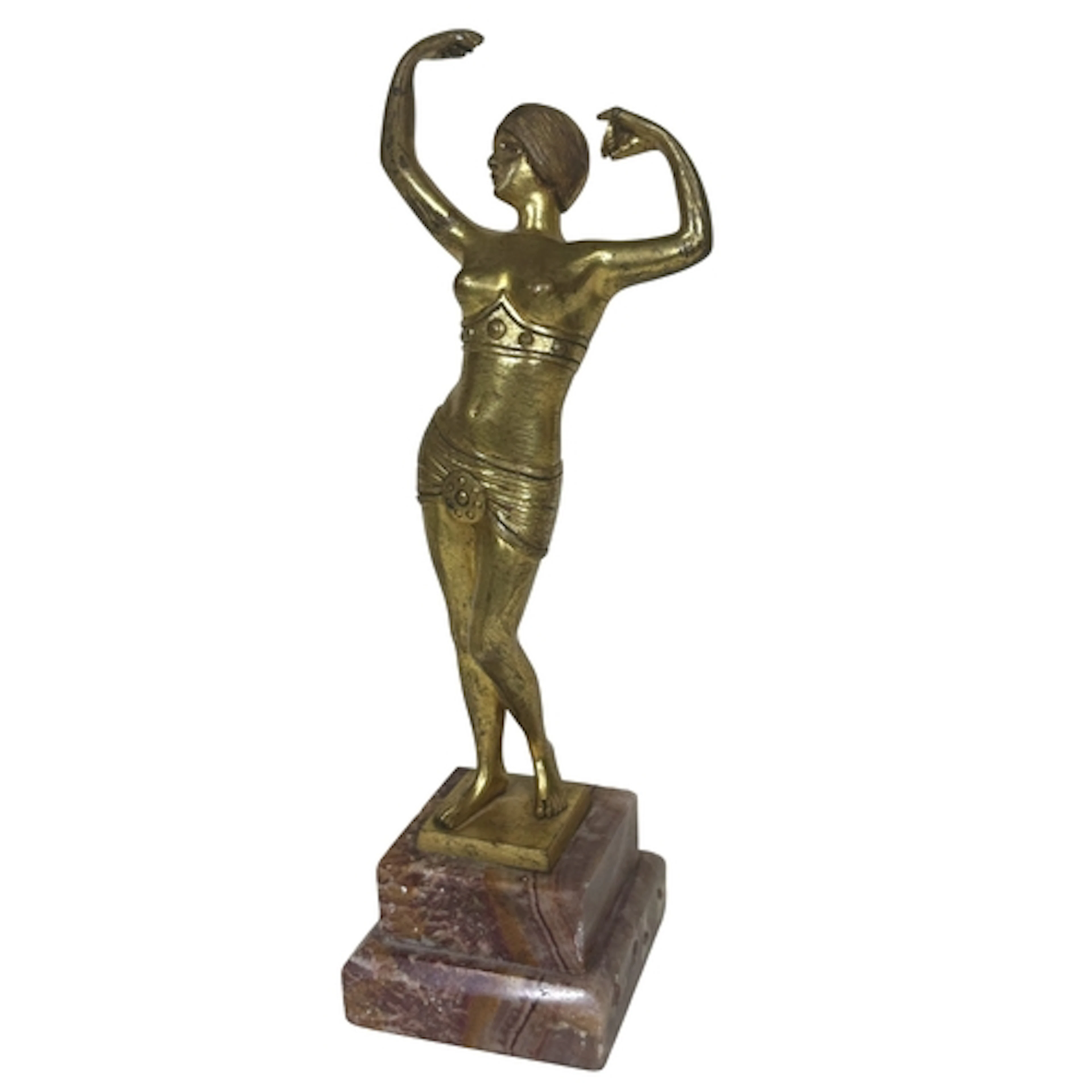 In the style of Demetre Chiparus (Romanian, 1886-1947), a co...