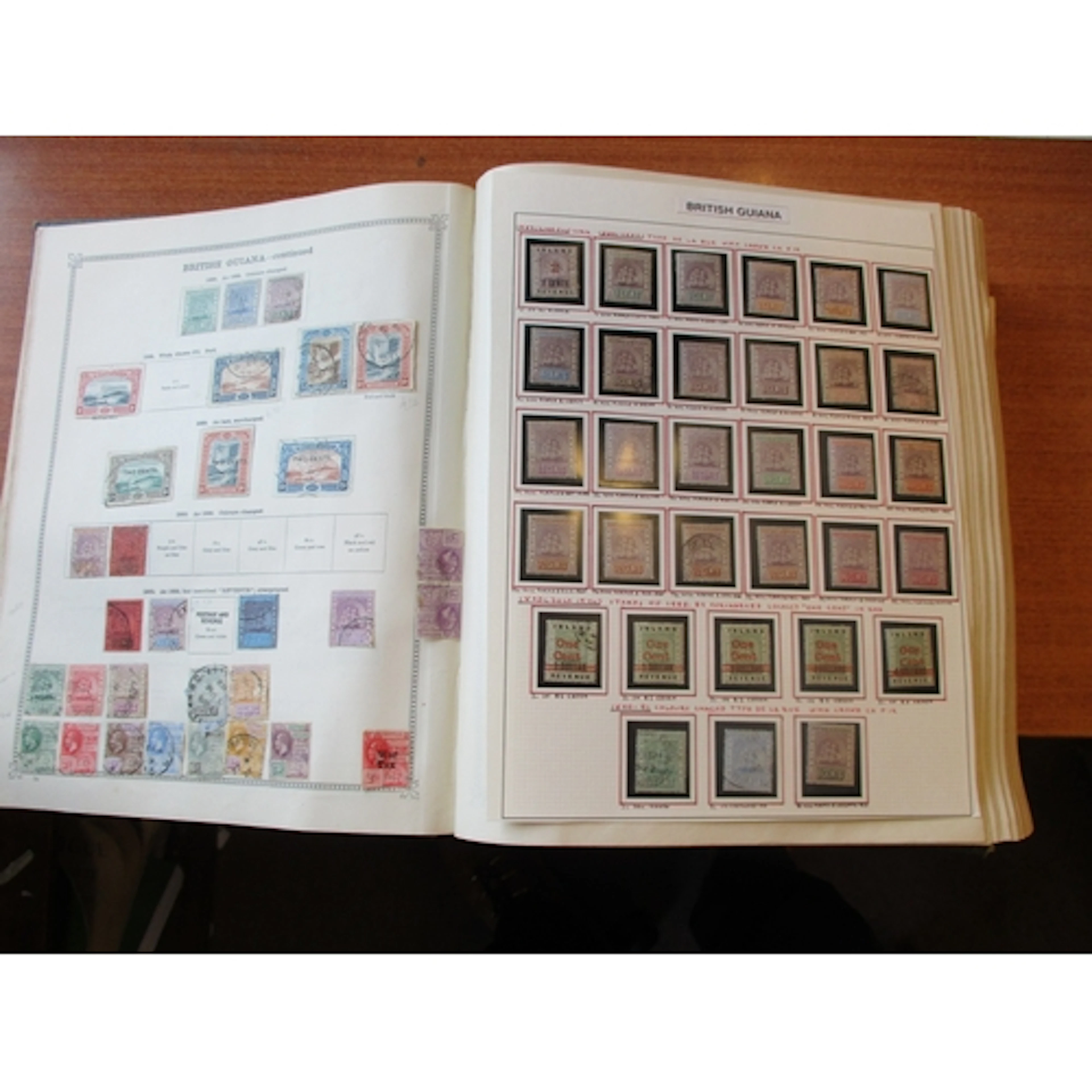 World misc collection in an SG Ideal First Edition album (no...