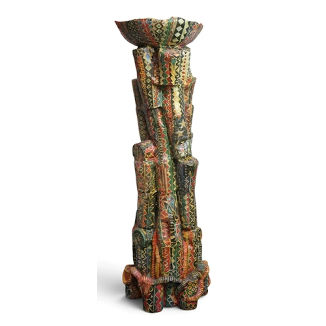 ANTHEA LEWIS RSW (SCOTTISH b.1948) JUNGLE SCULPTURE&nb...