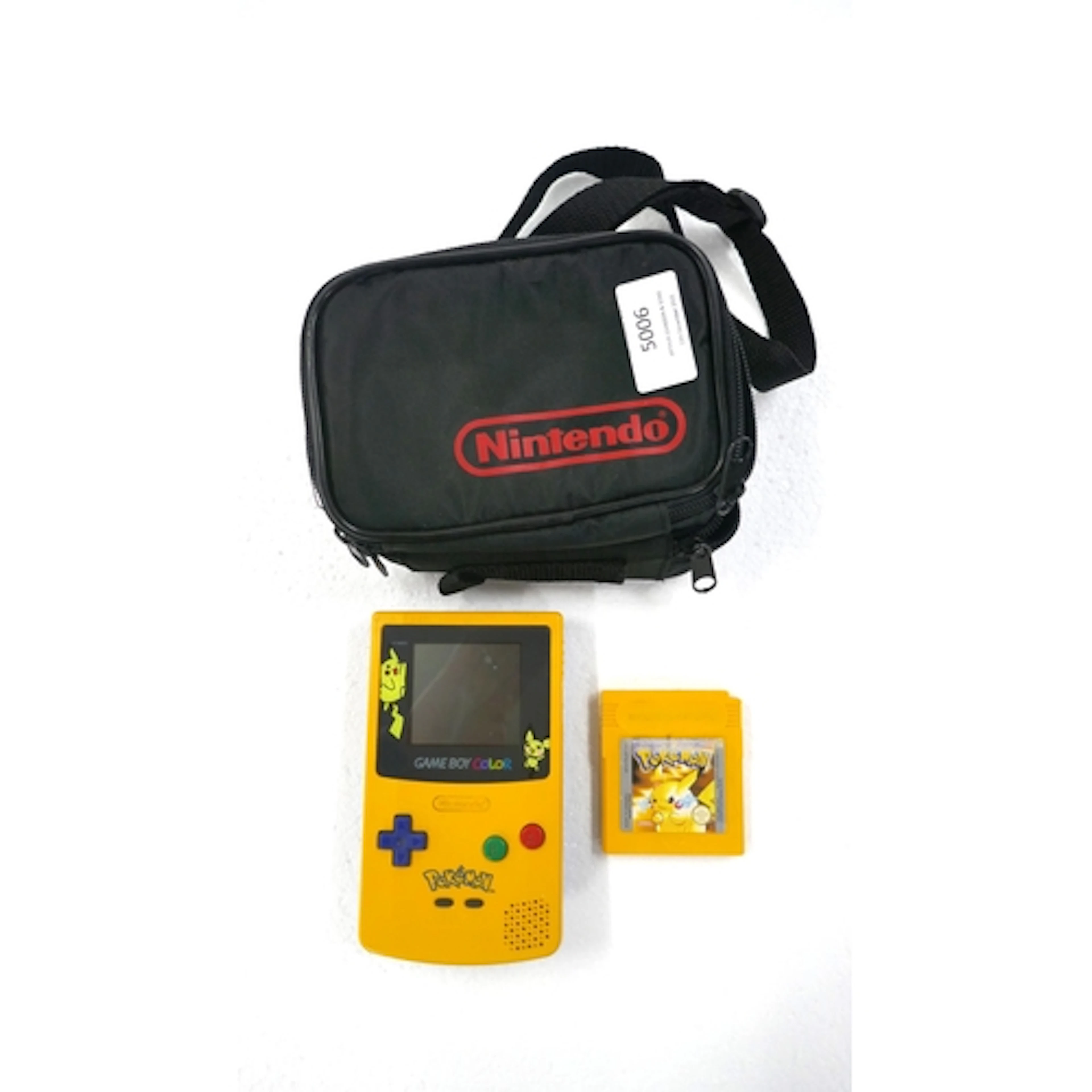 A limited edition Pokémon Pikachu/Pichu yellow and blue Nint...