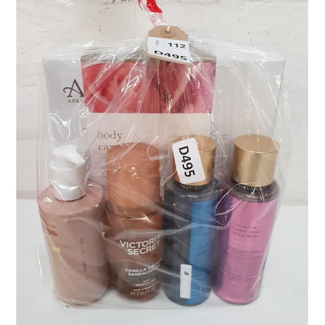 SELECTION OF FIVE BRAND NEW TOILETRIES comprising victoria's...