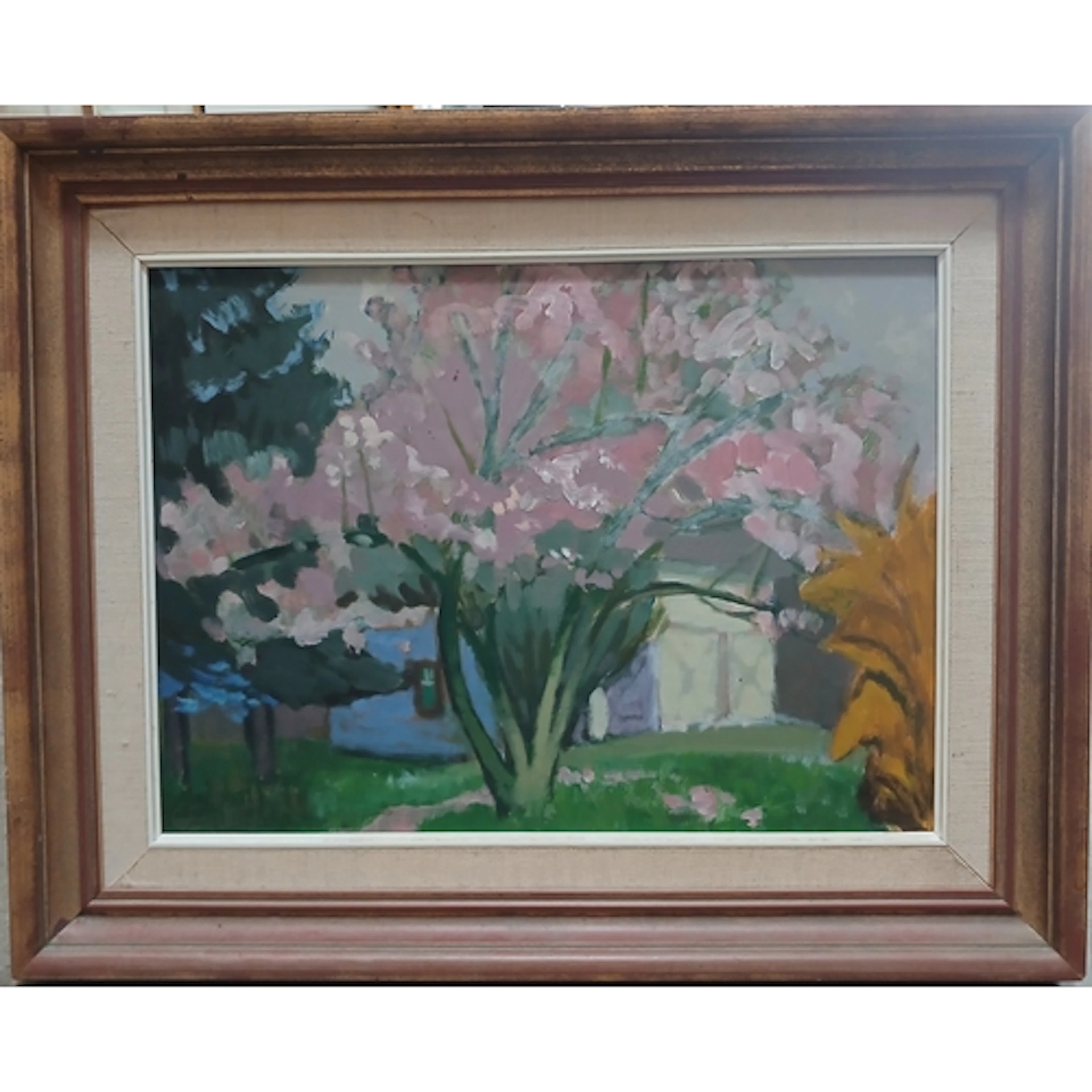 20th Century School, impressionist landscape, oil on board, ...