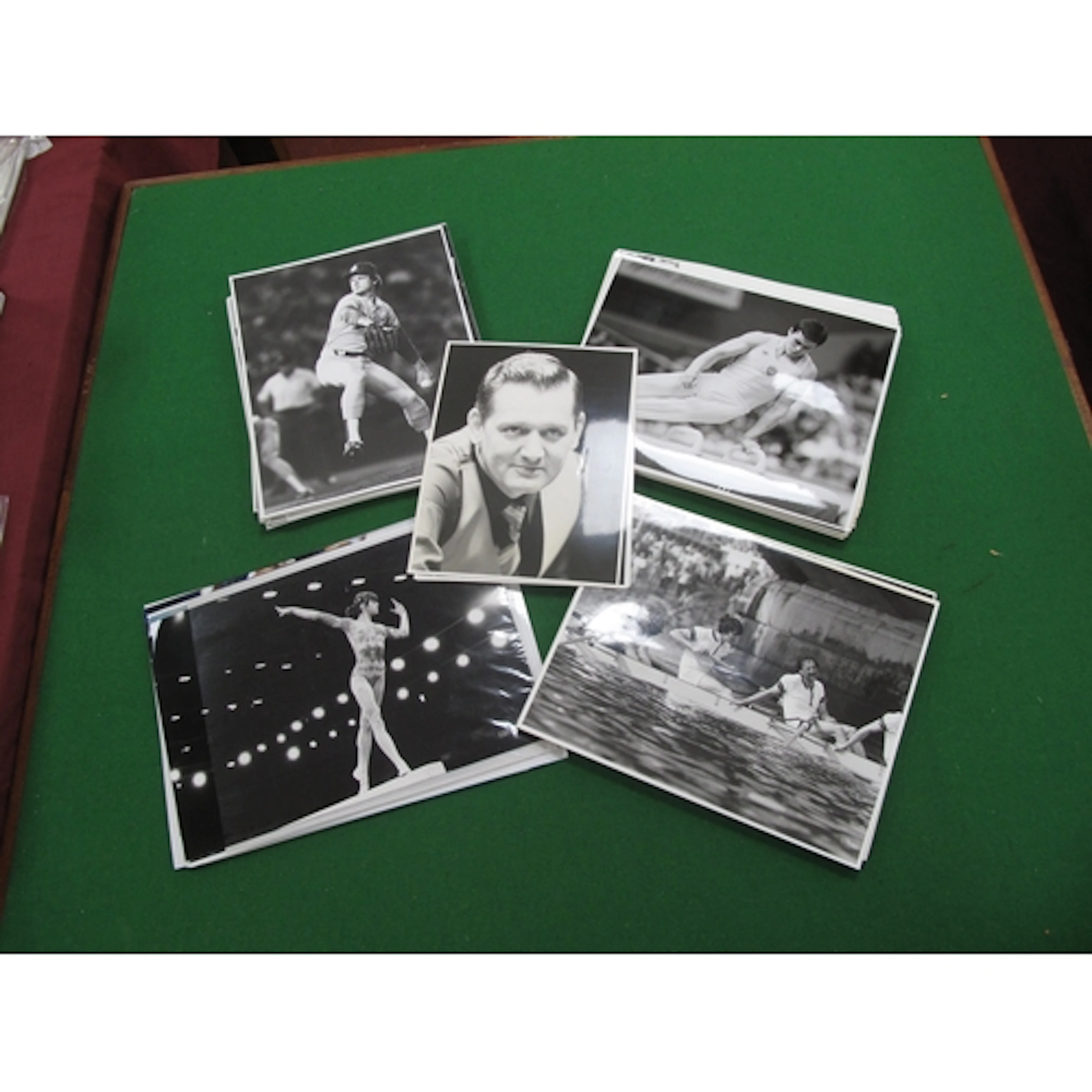 Mixed Sports Press Photograph?Prints, including Baseball, Ic...