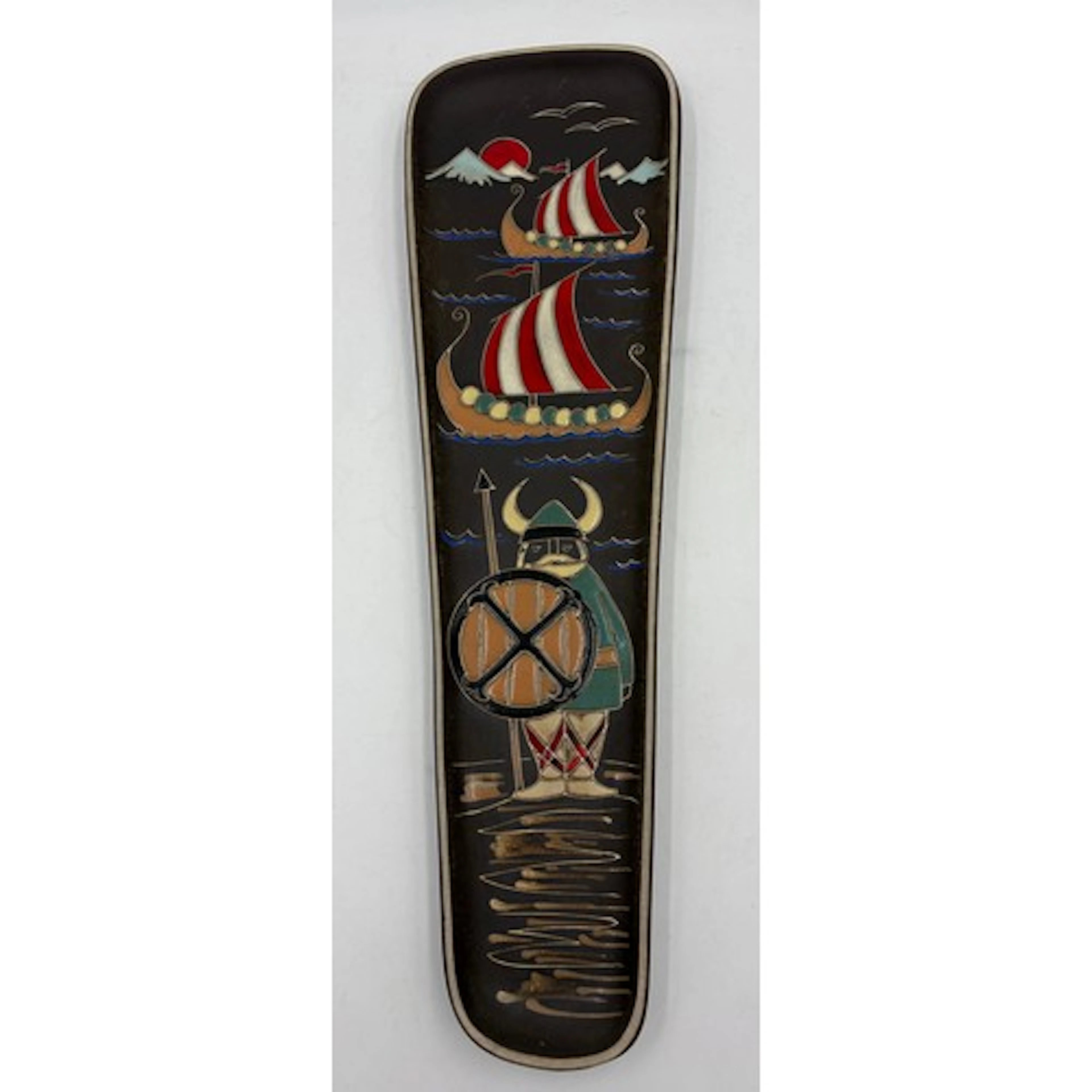 Arnold Wiigs Fabrikker Norwegian 'Viking' hanging plaque or ...