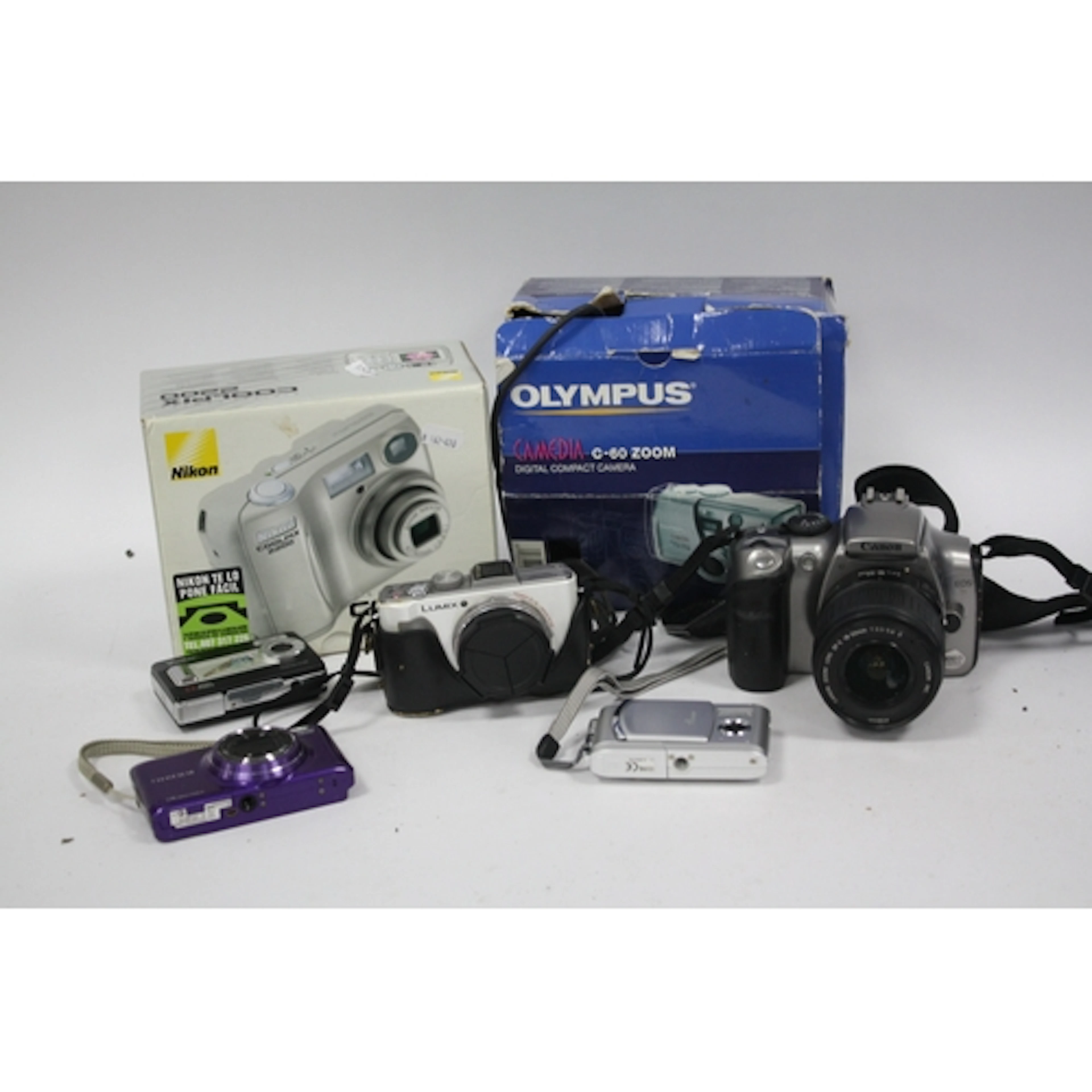 Panasonic DMC-LX5 Digital Compct Camera together with a Fuji...