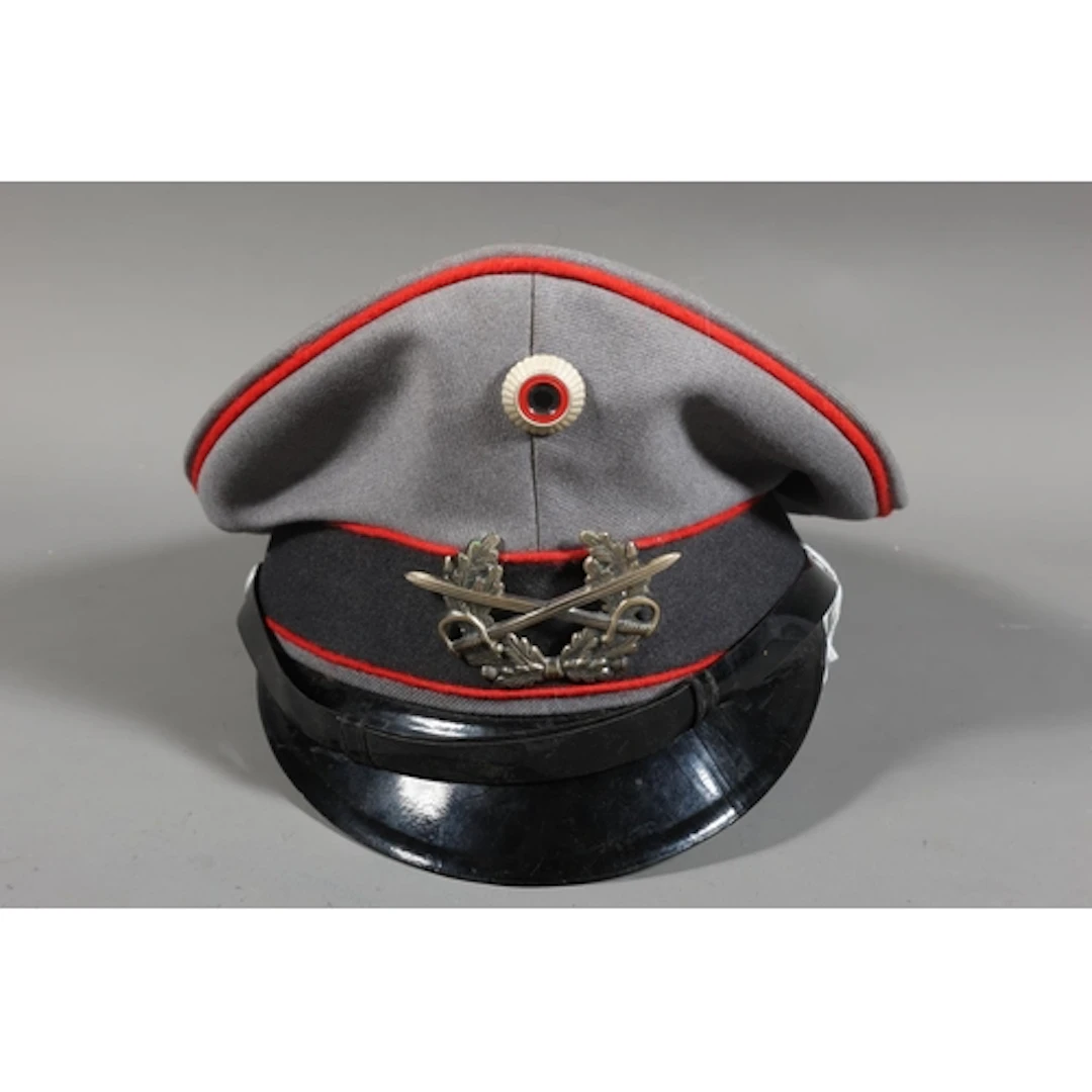 Post-WWII West German Bundeswehr visor cap, the interior mar...