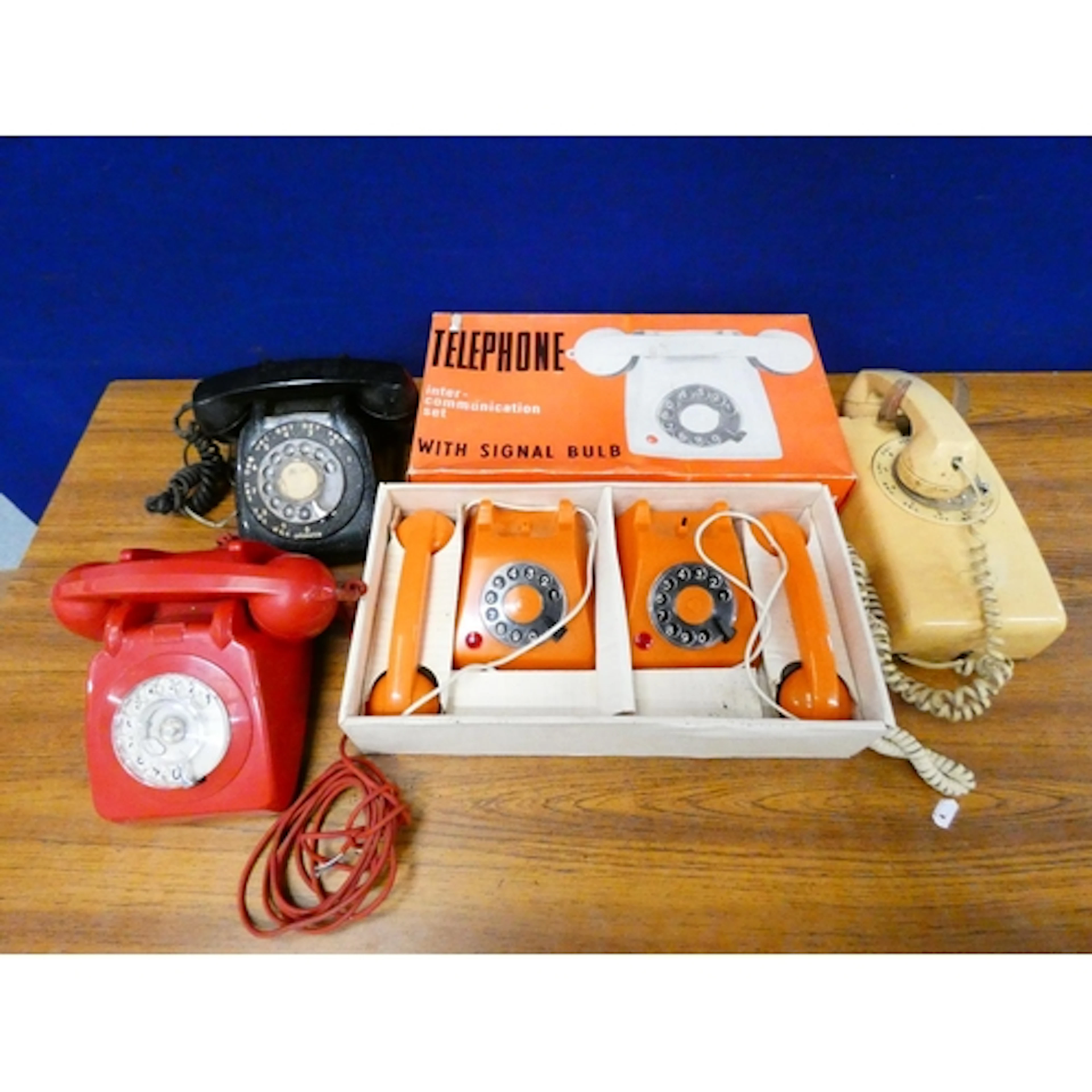 A 1960's/70's wall mounted rotary dial telephone by AT&T...