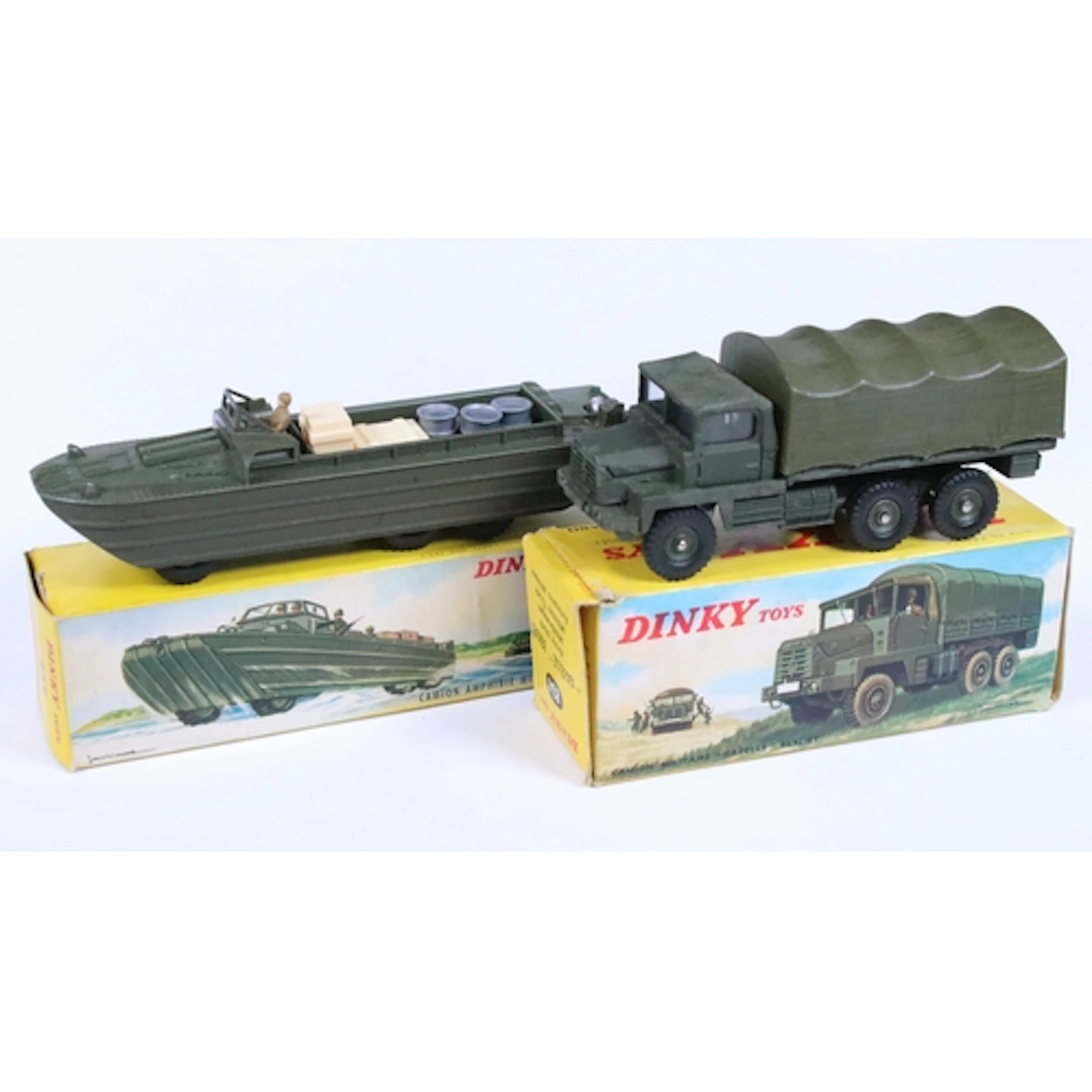 Two boxed Dinky military diecast models to include 824 Camio...