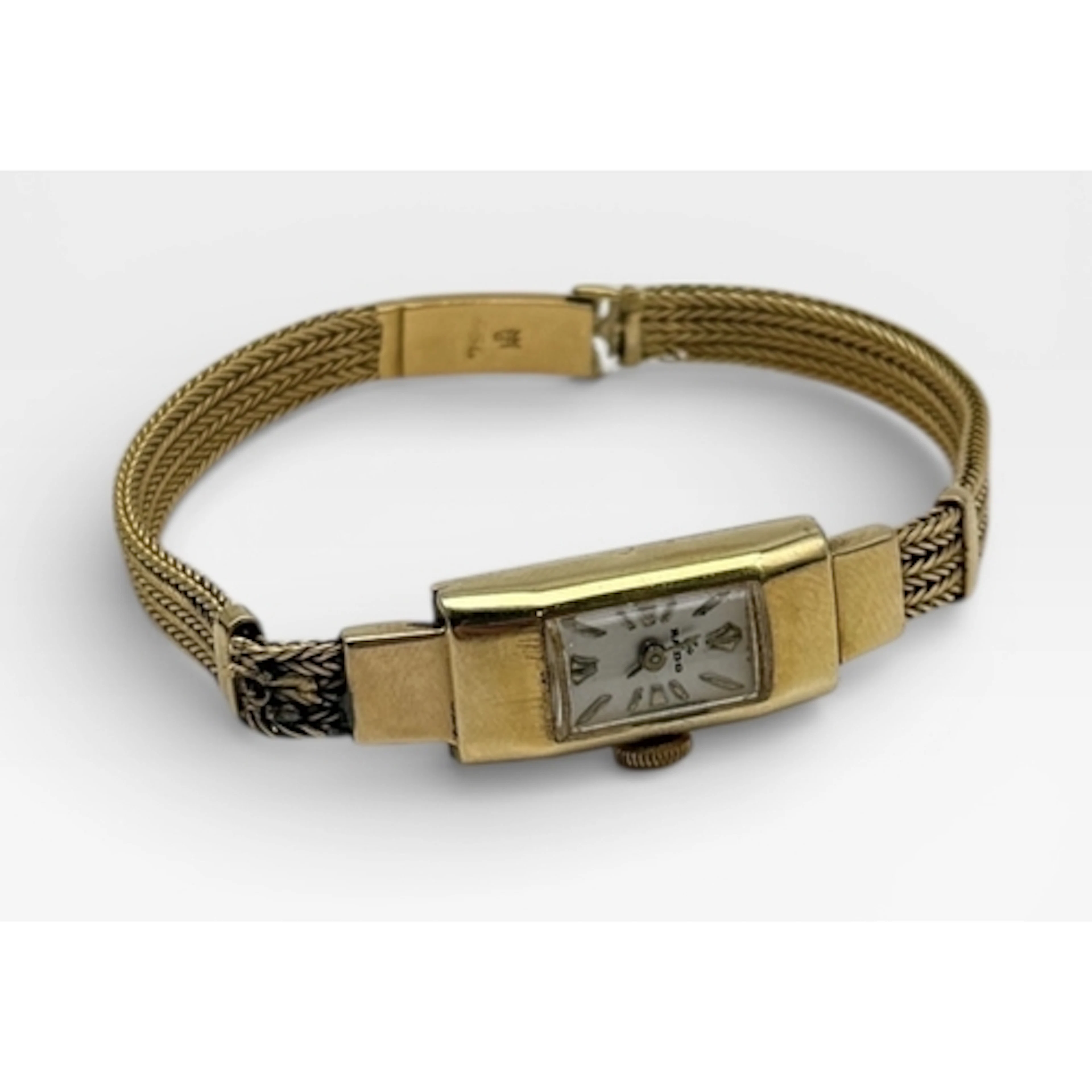 A 14CT RADO WRISTWATCH WITH 18CT GOLD STRAP AND CLASP Case m...