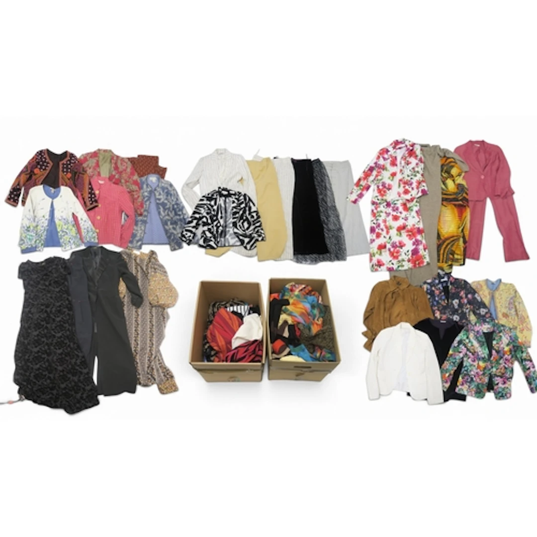 A large quantity of assorted ladies clothing (4 boxes)