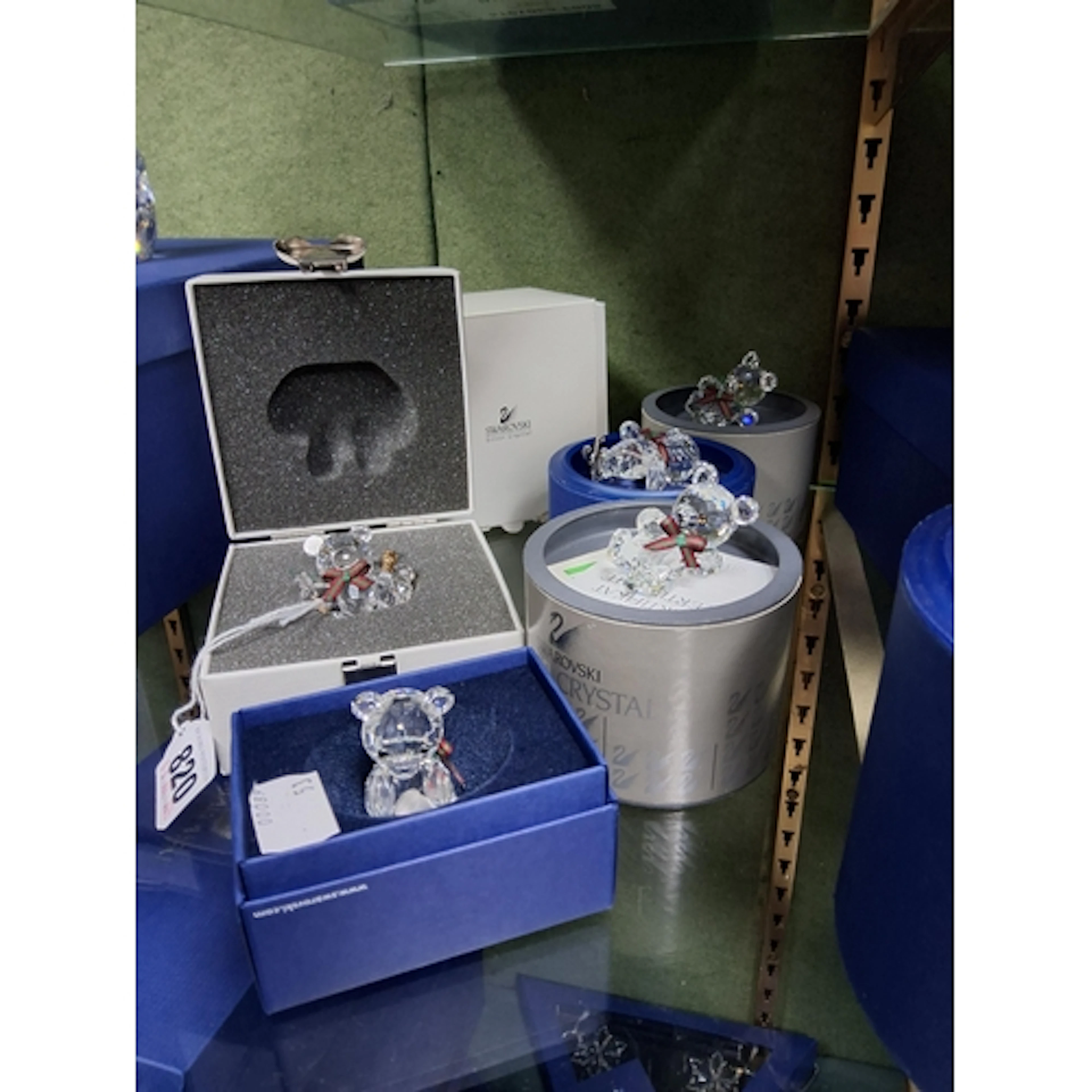 FIVE SWAROVSKI CRYSTAL KRIS BEAR FIGURES, comprising Celebra...