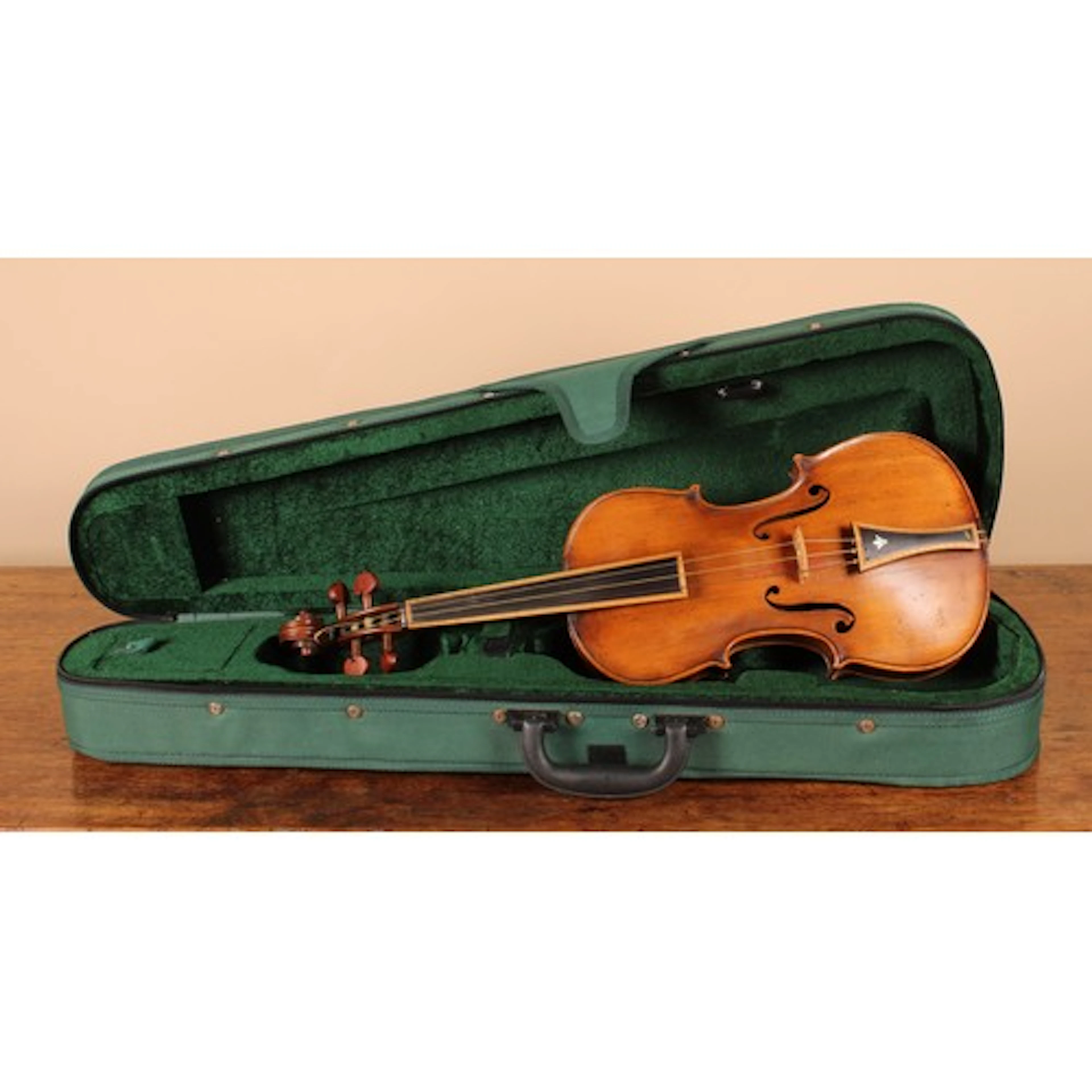A 19th century French violin, converted to a baroque set up ...