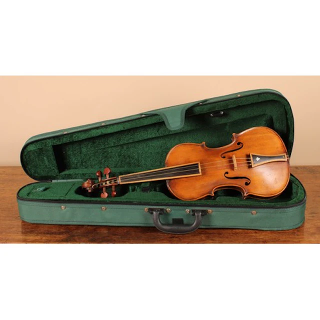 A 19th century French violin, converted to a baroque set up ...
