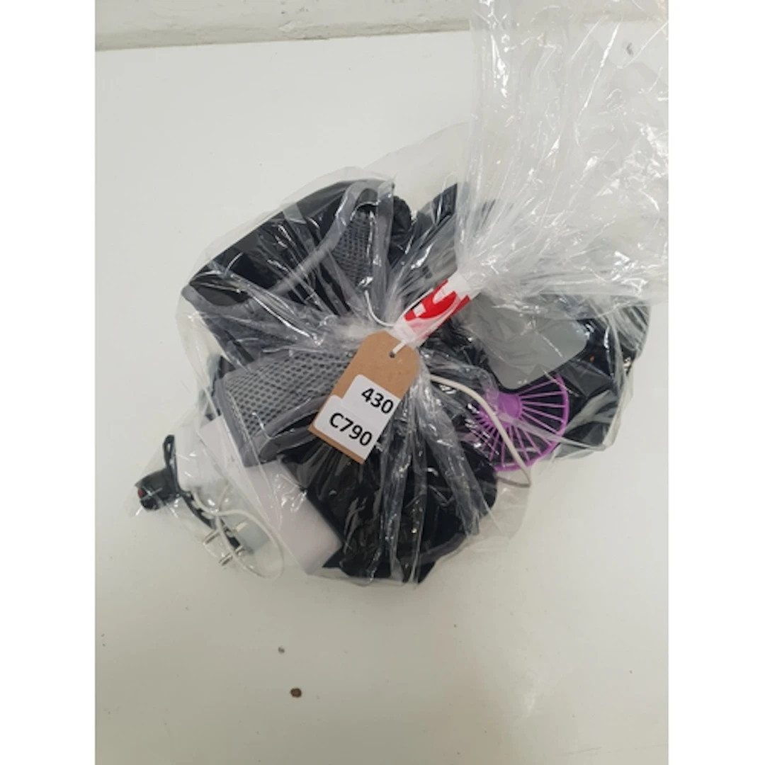 ONE BAG OF MIXED ELECTRONICS including a fan