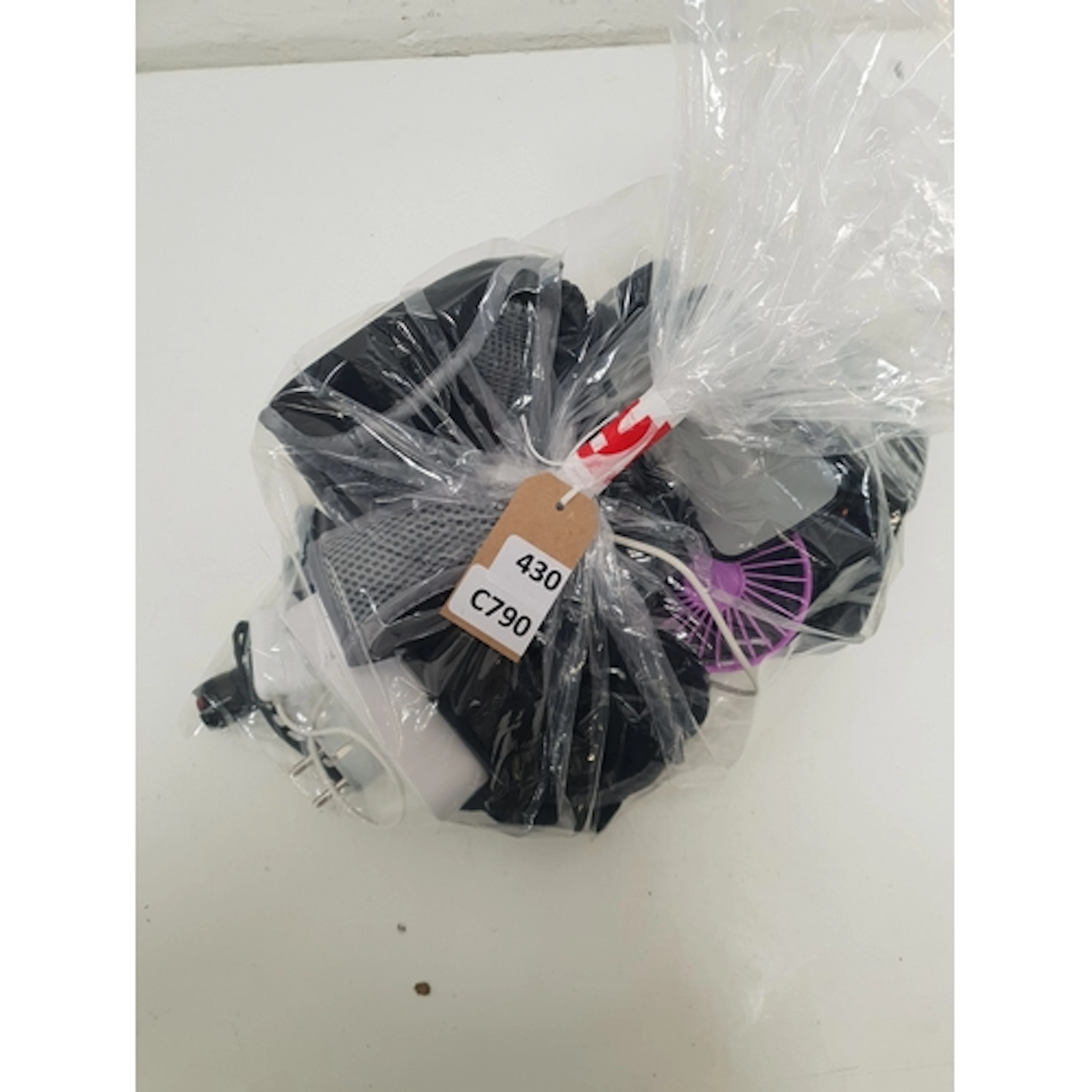 ONE BAG OF MIXED ELECTRONICS including a fan