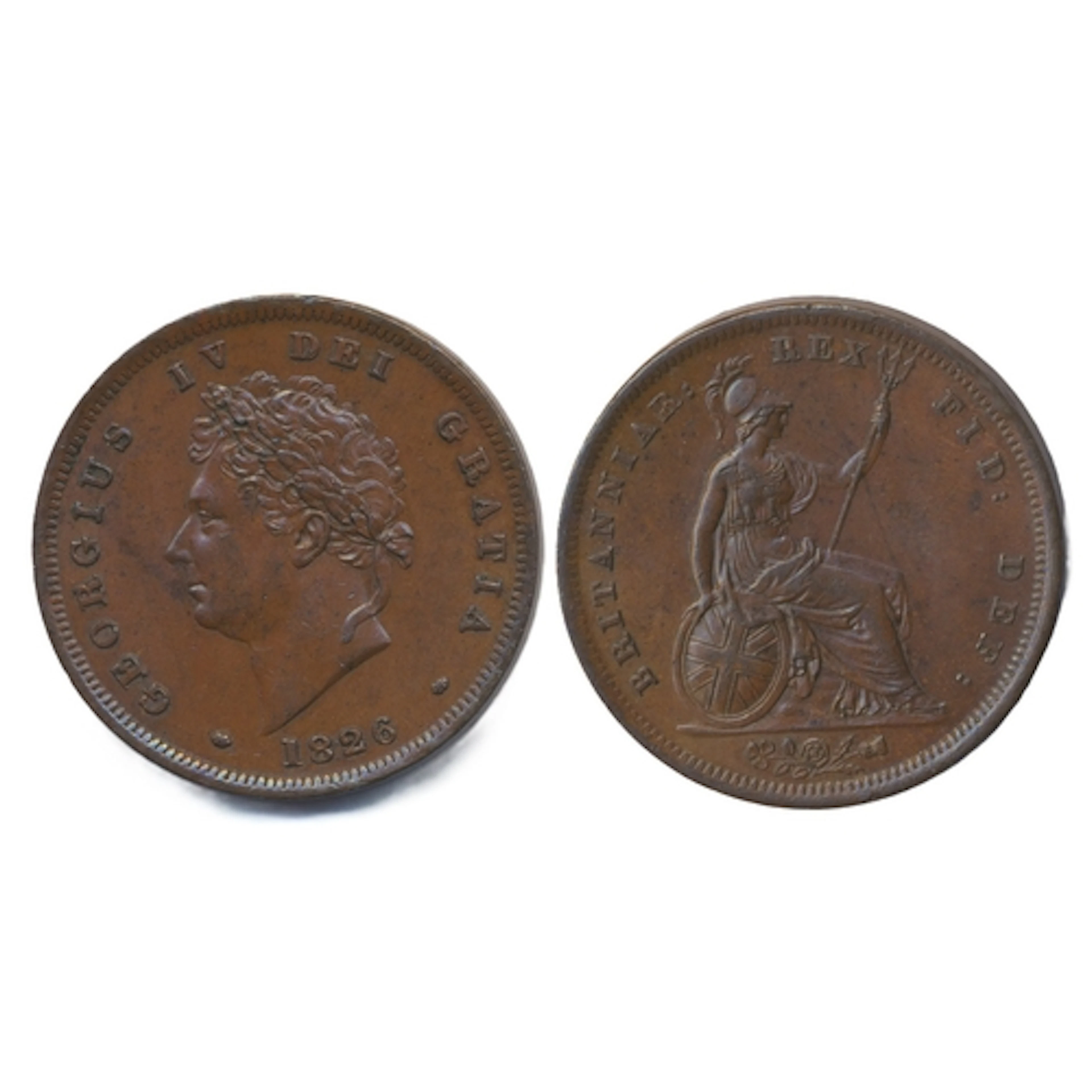1826 penny plain saltire extremely fine. (Y)