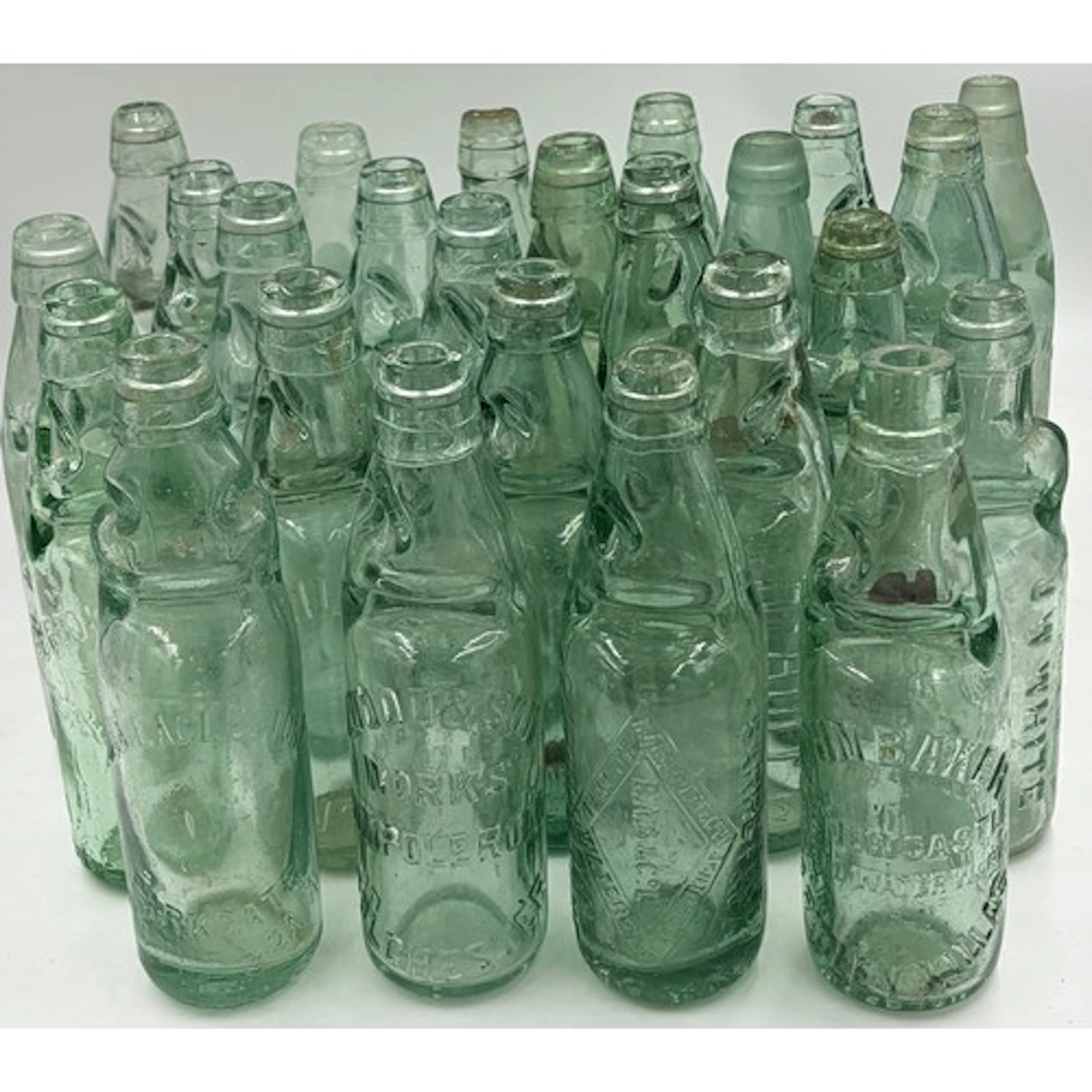 Collection of Codd bottles to include 14 from Yorkshire, Har...