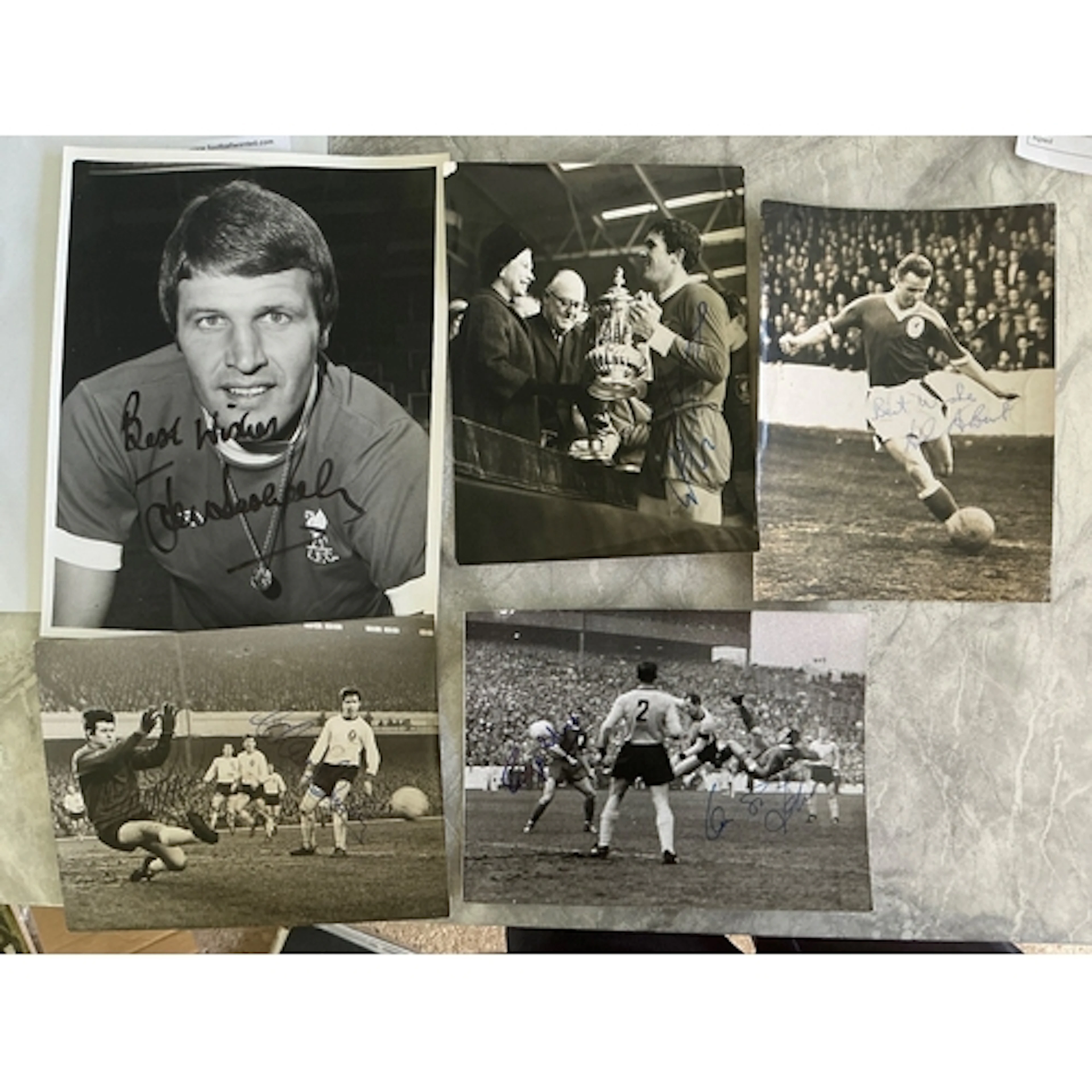 Liverpool Signed Football Press Photos: Five press photos al...