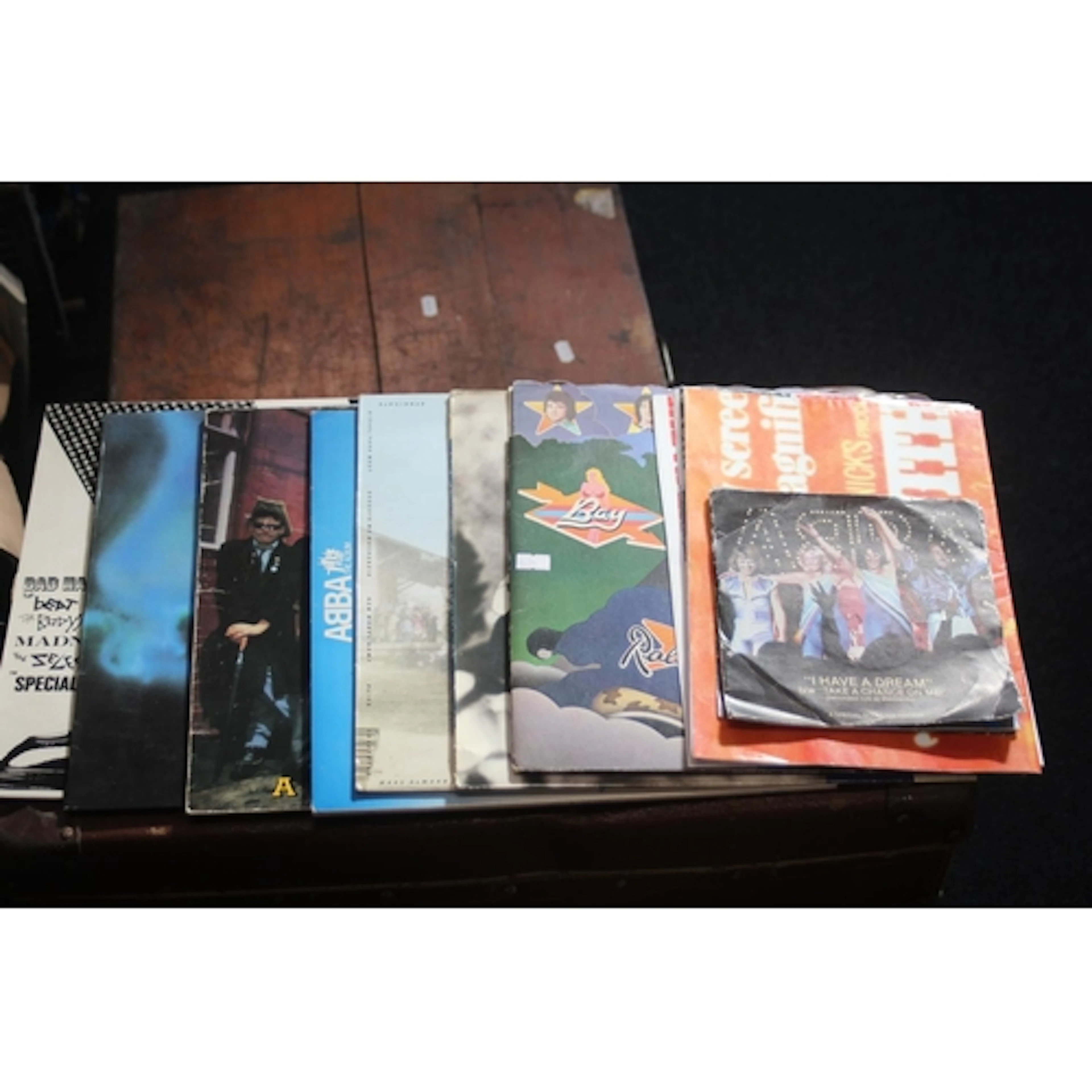 Vinyl including The Bay City Rollers, Abba, Madness and othe...