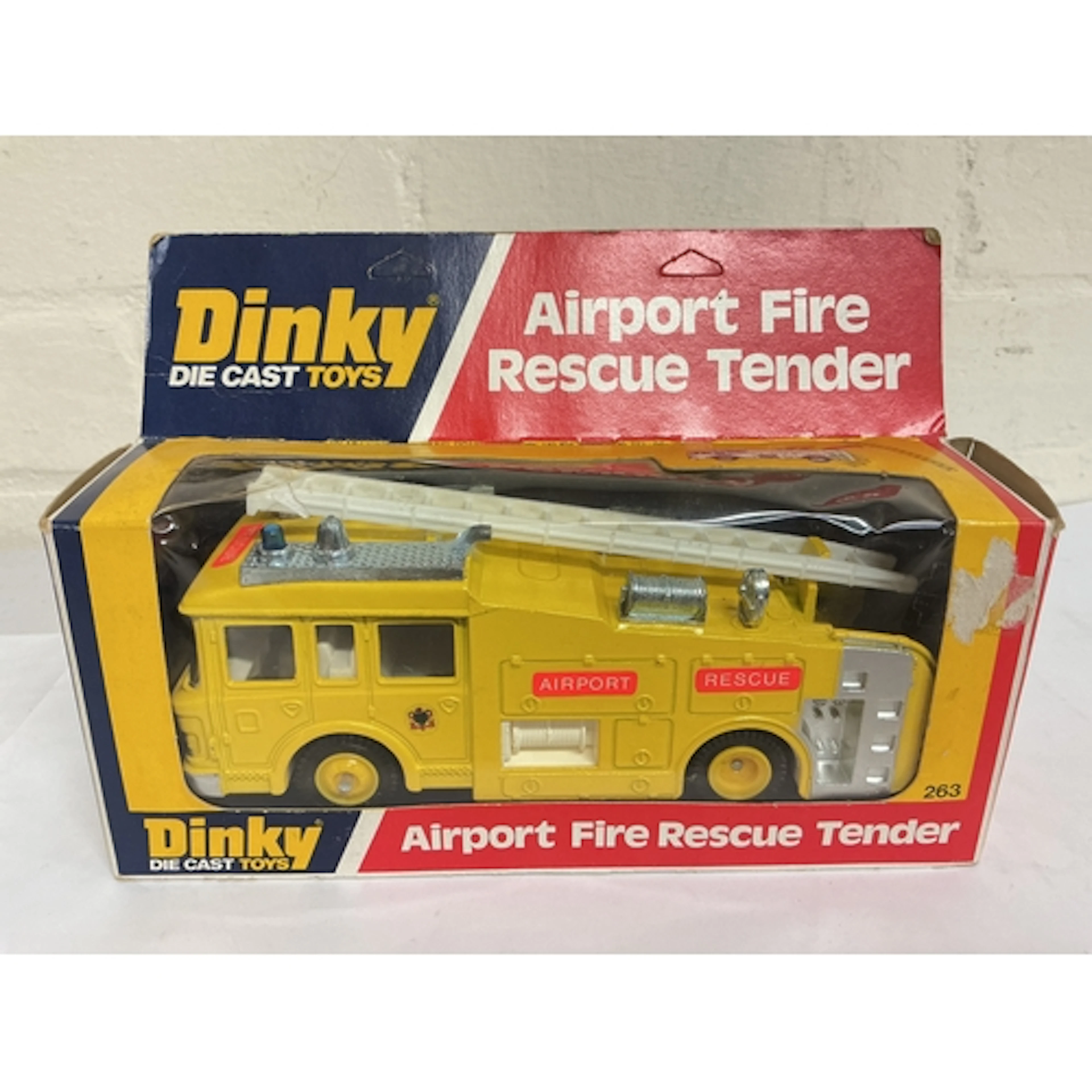 A Boxed Dinky Toys Airport Fire Rescue Tender #263. No Reser...