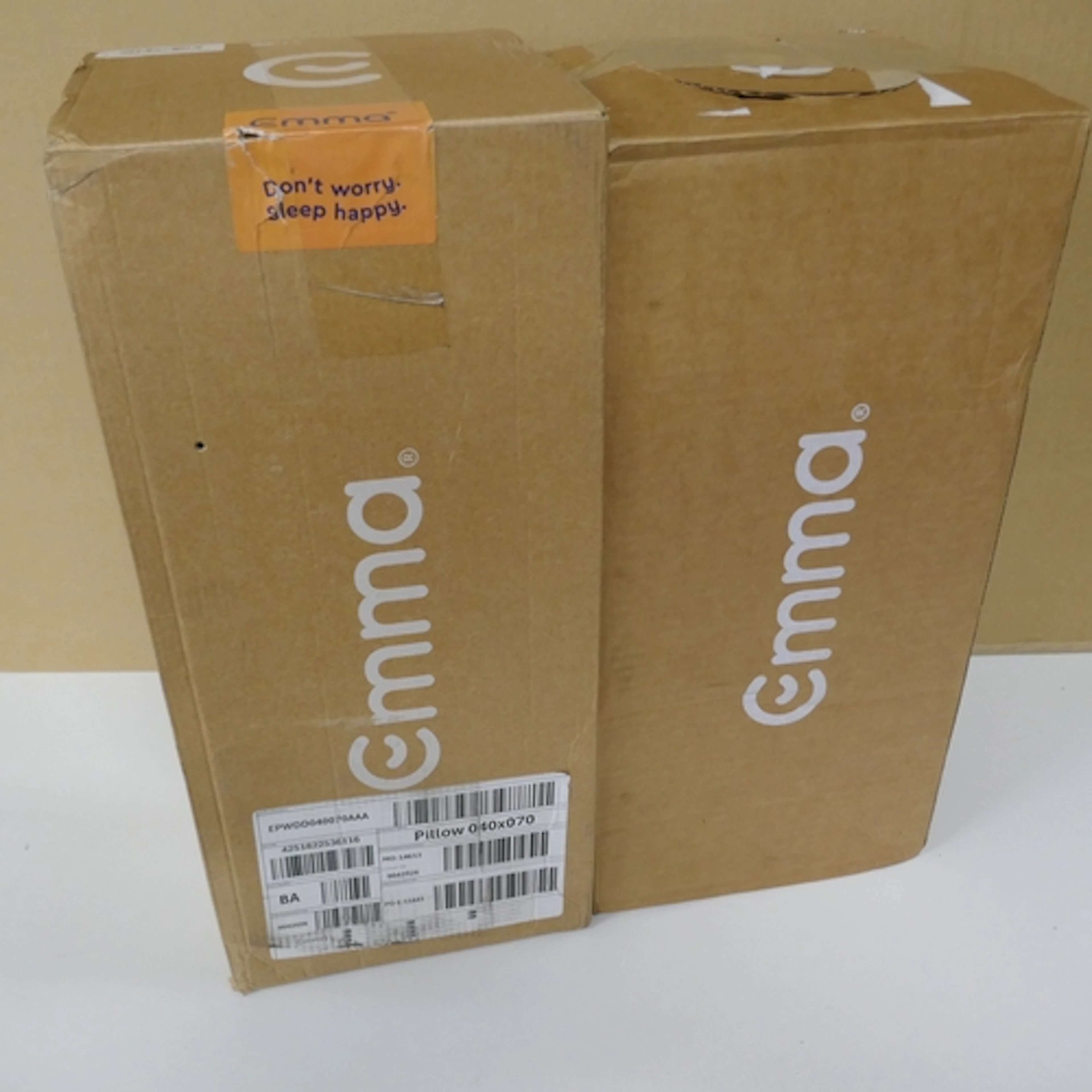 Two Emma Adapt cooling pillows