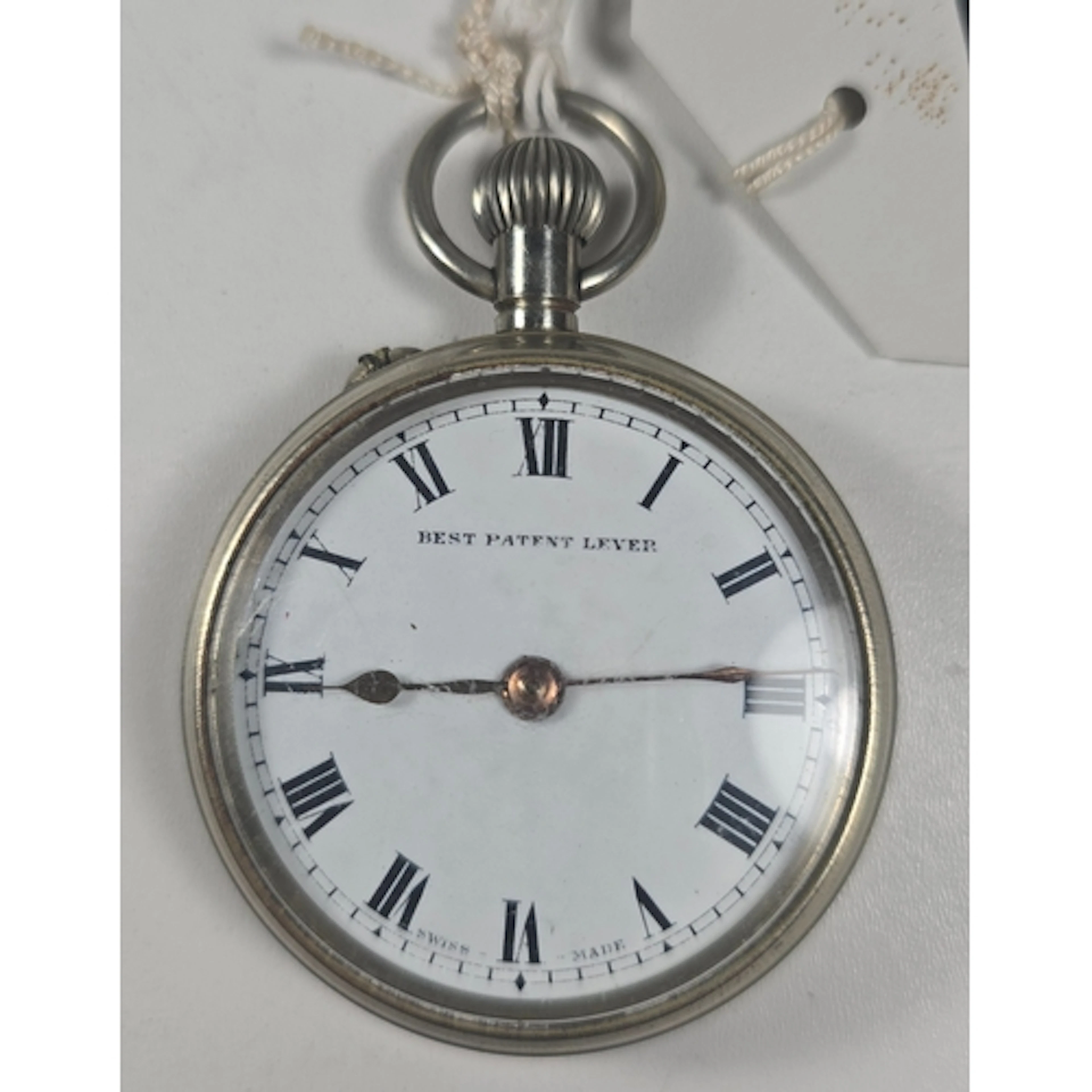 A Swiss "Best Patent Lever" pocket watch. GC, in working ord...