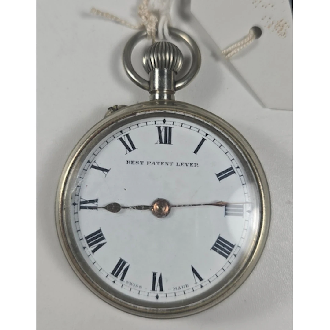 A Swiss "Best Patent Lever" pocket watch. GC, in working ord...