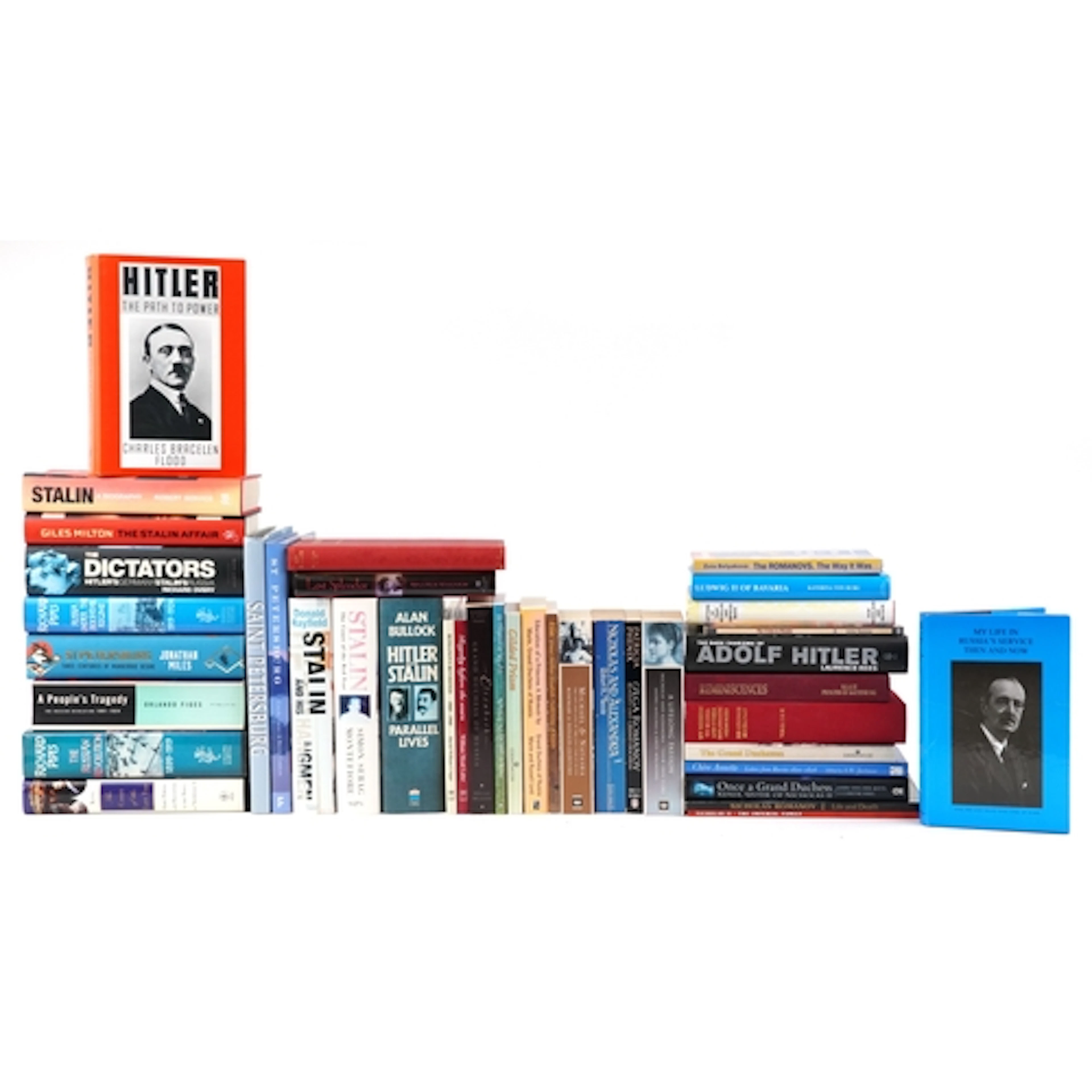 A collection of hardback books relating to the Romanovs, dic...