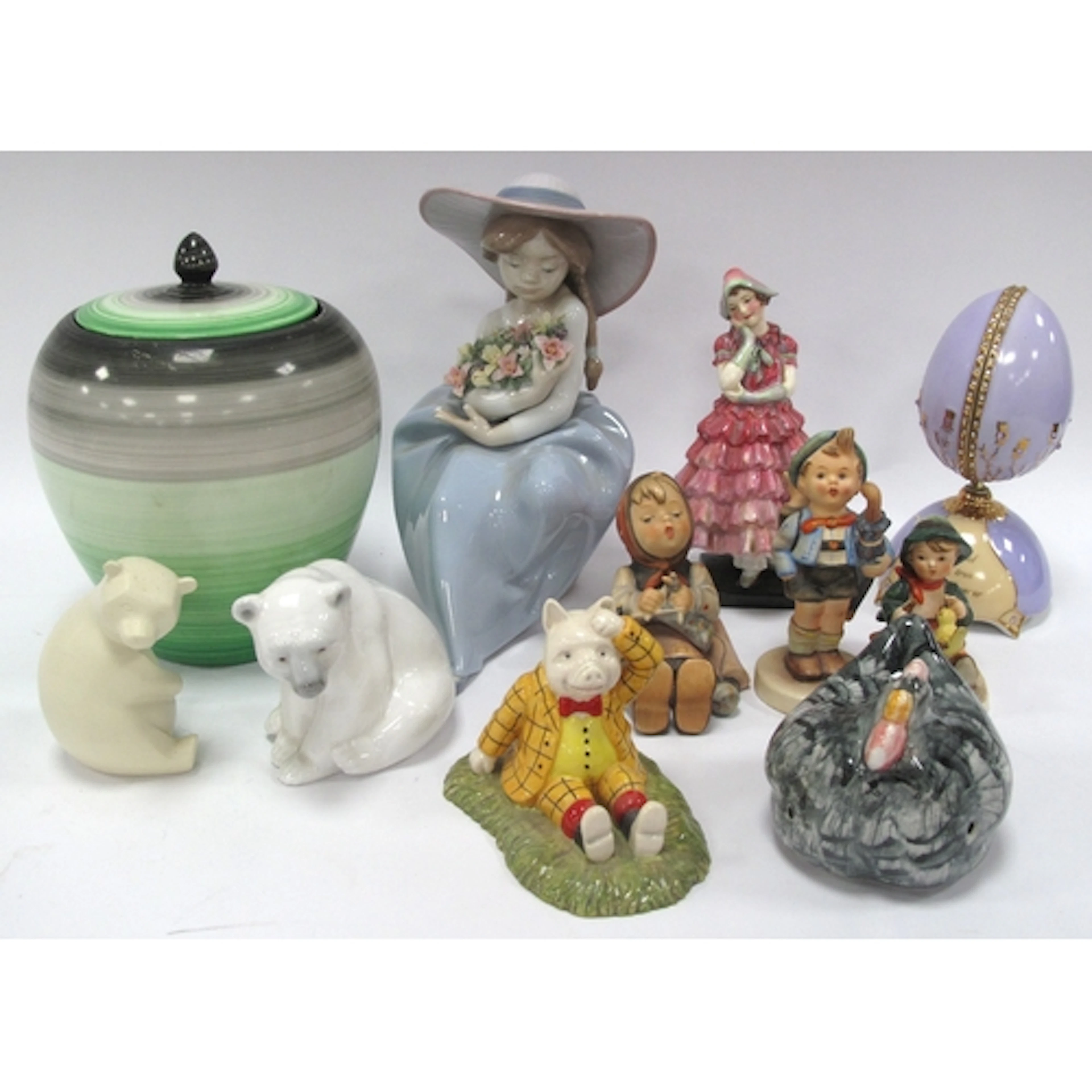 Porcelain Figures and Collectables, including Spanish Lladro...