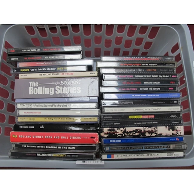 Collector's lot of 25+ Rolling Stones CDs, including Box set...