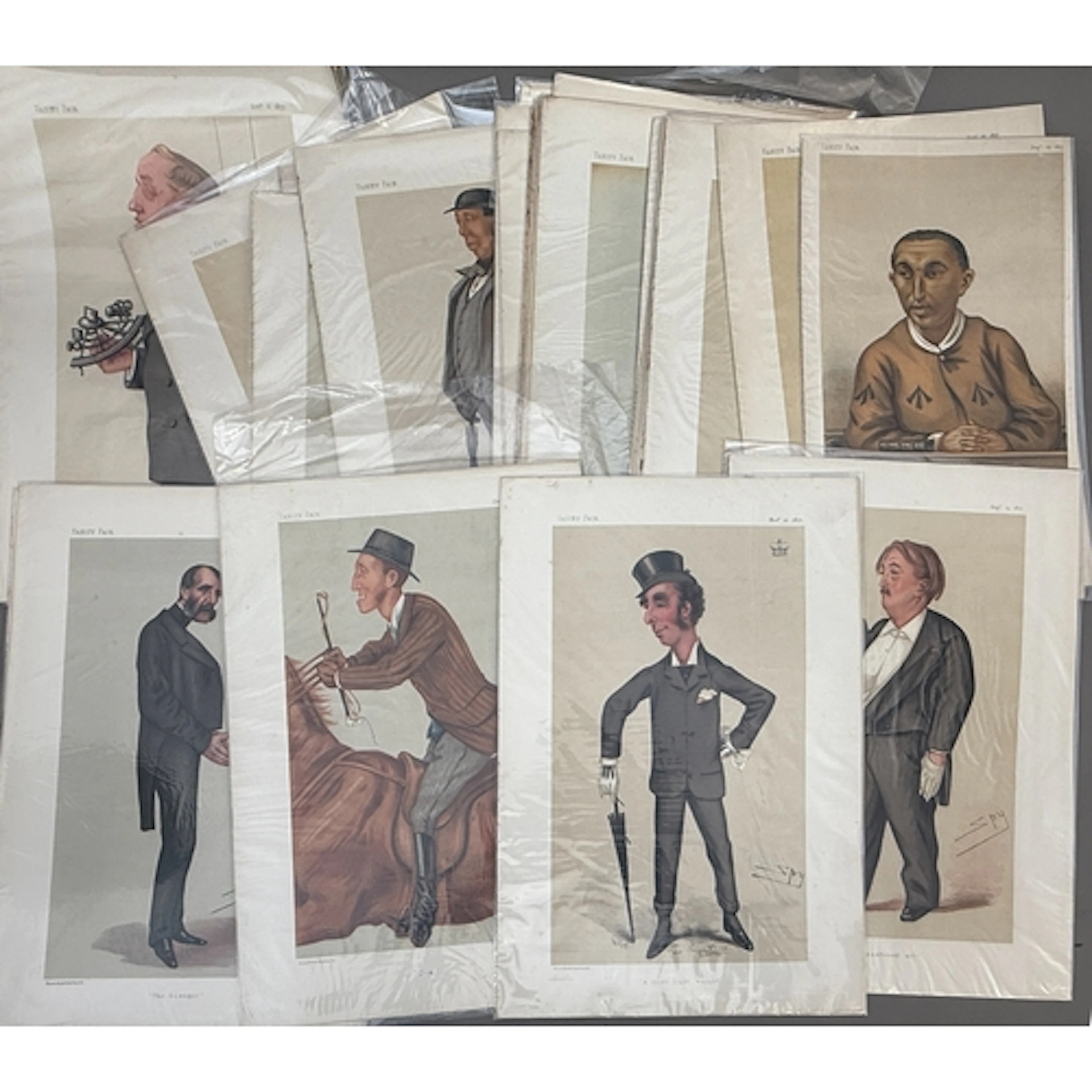 Thirty-four 1877 Vanity Fair prints - Princes 5 and 6 - Pr...